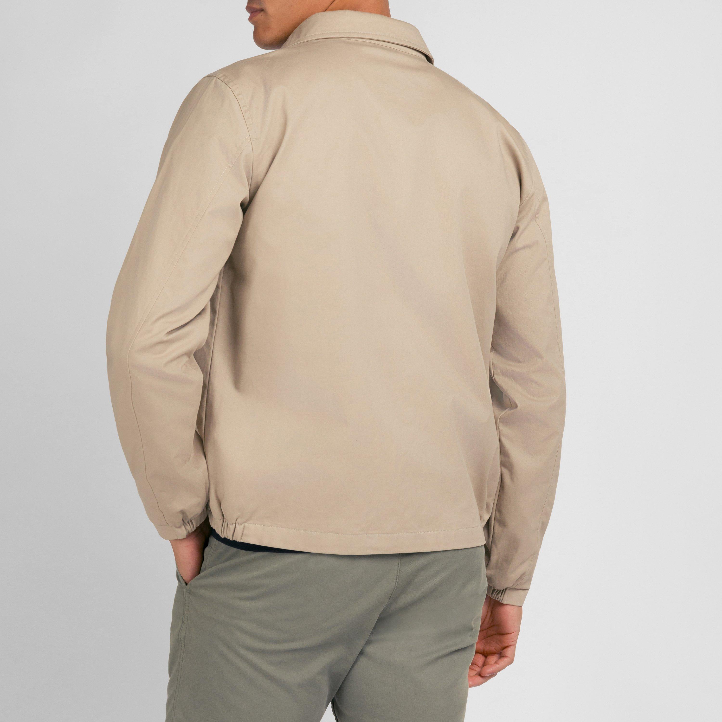 Bec5 - Eden Park - Men's Beige Cotton Zip Jacket - 3