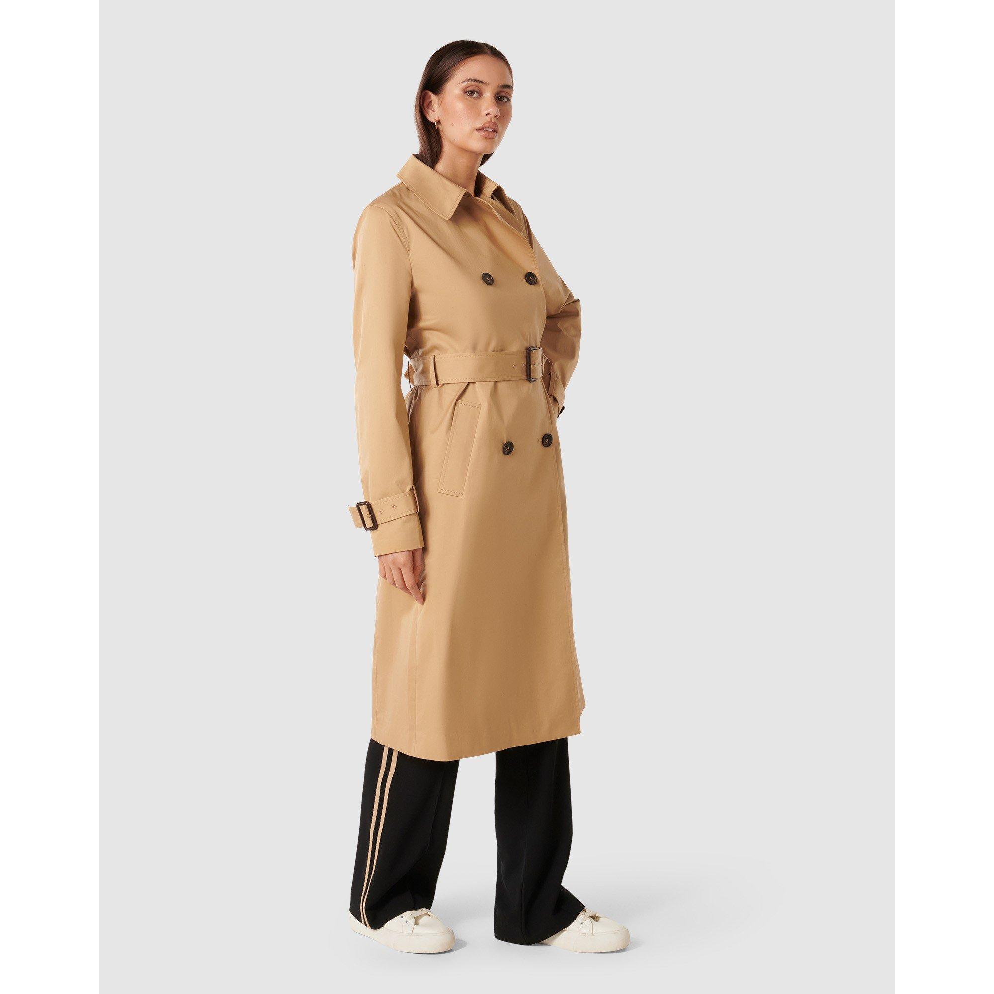 Camel - Forever New - Jacinta Classic Trench Coat - 3