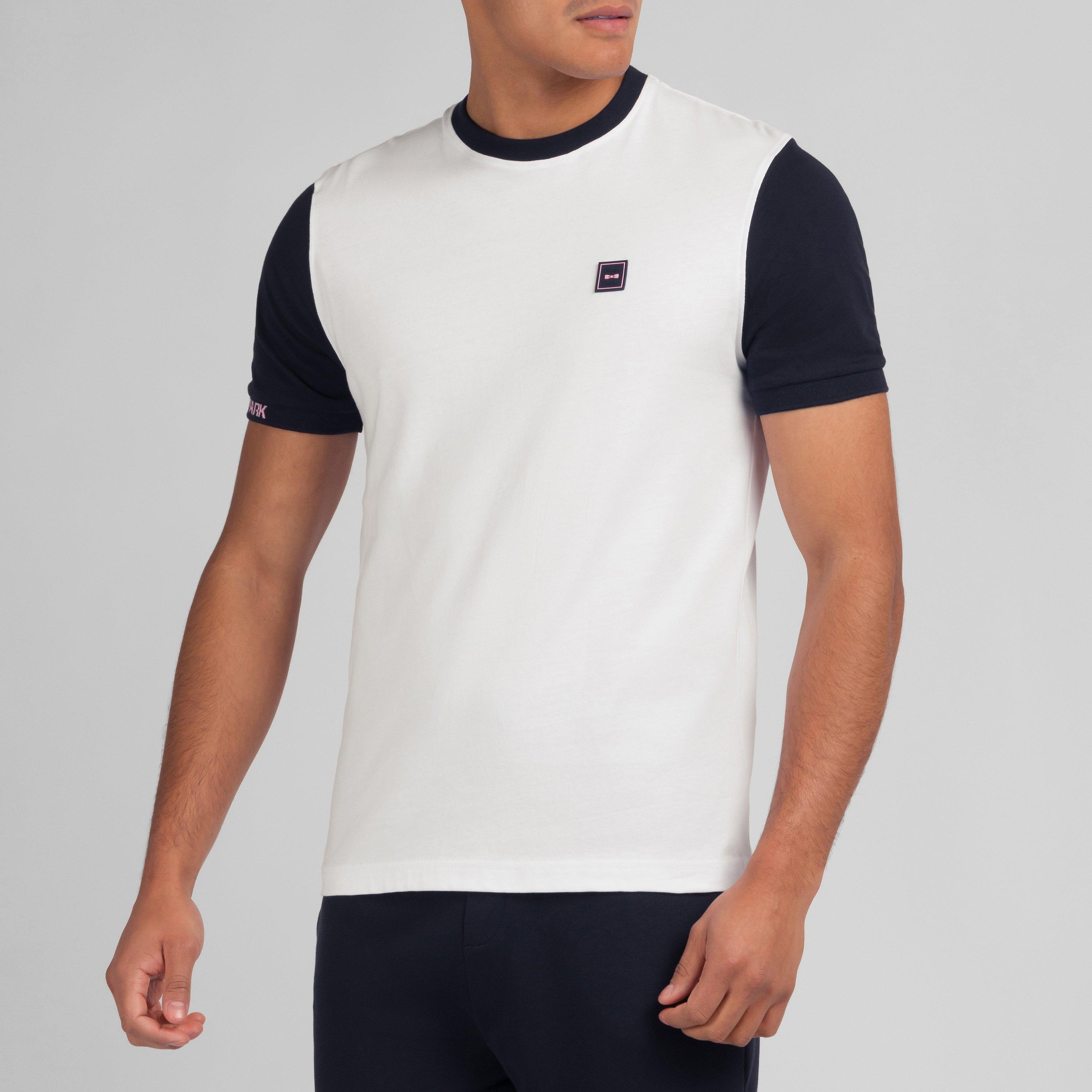 Bc - Eden Park - White colour-block T-shirt - 2