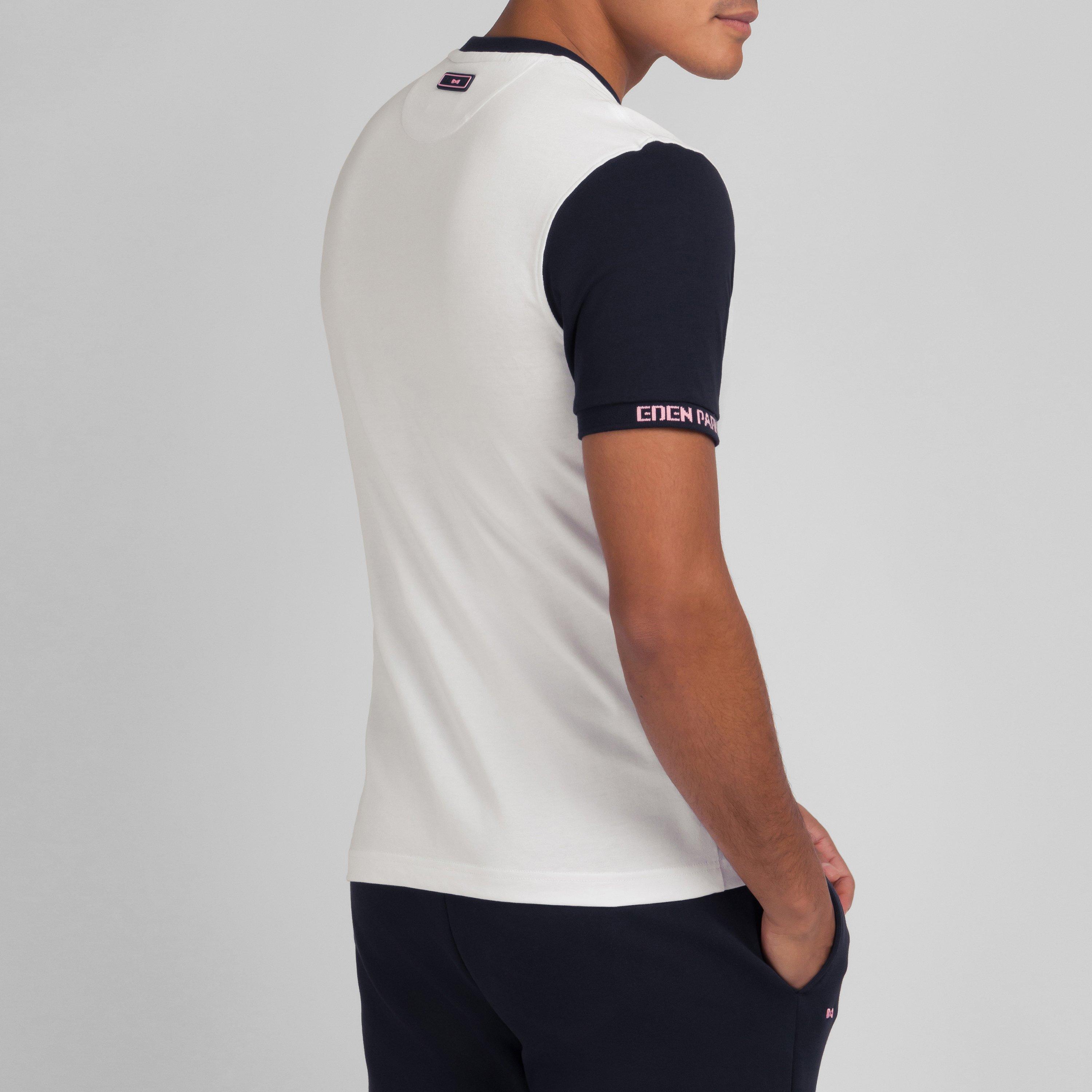 Bc - Eden Park - White colour-block T-shirt - 3