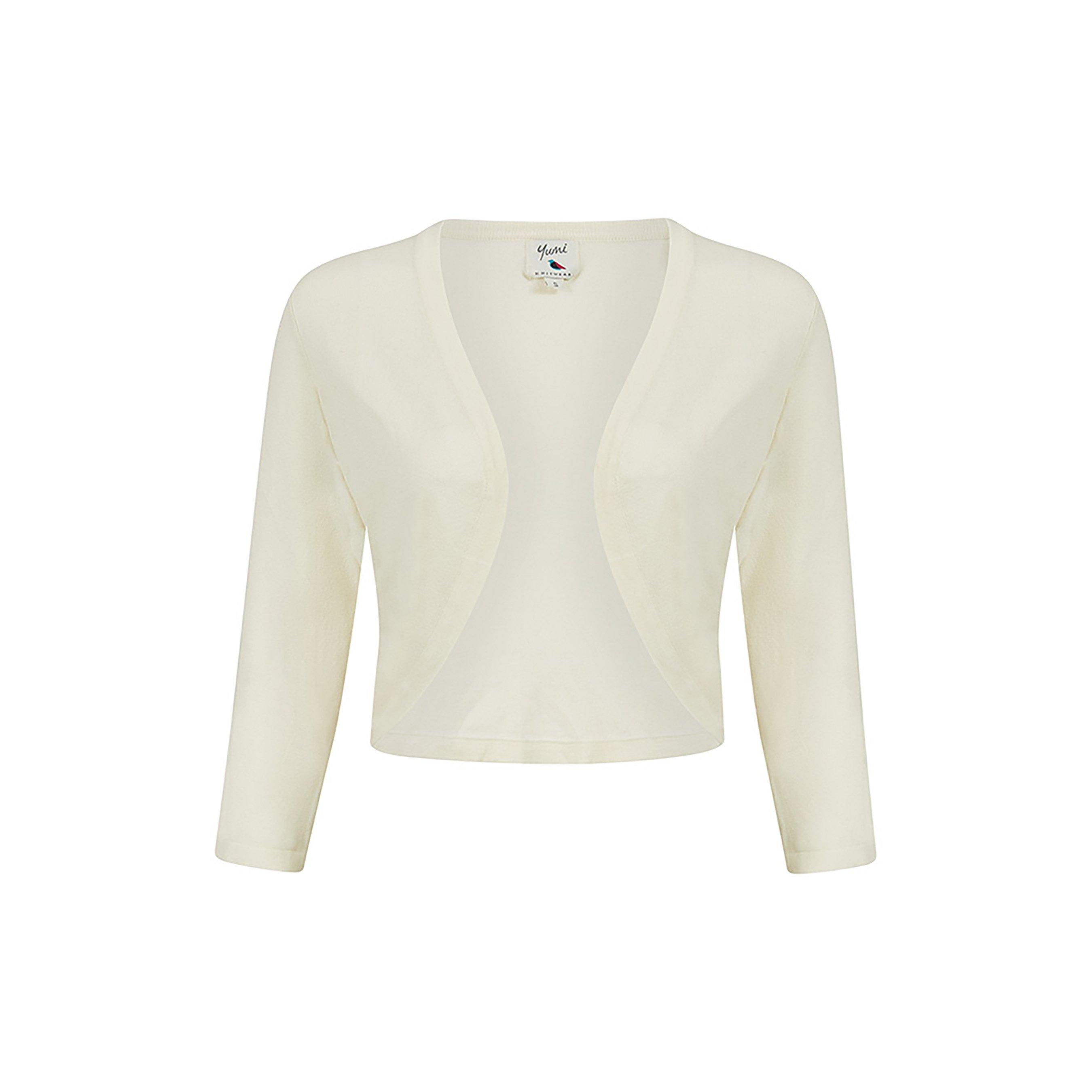Ivory - Yumi - Ivory Knitted Bolero - 4