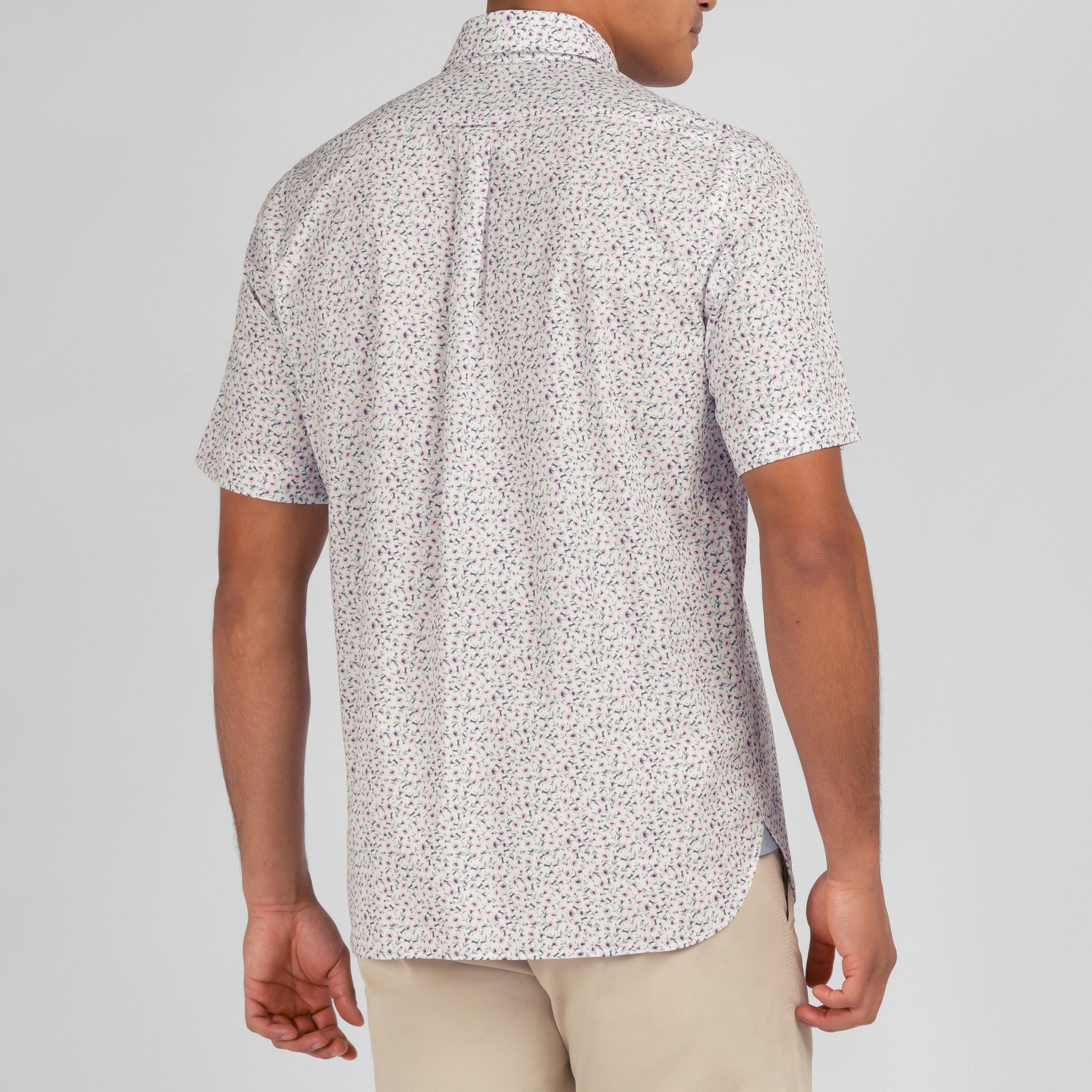 Roc15 - Eden Park - White shirt with exclusive floral print - 4