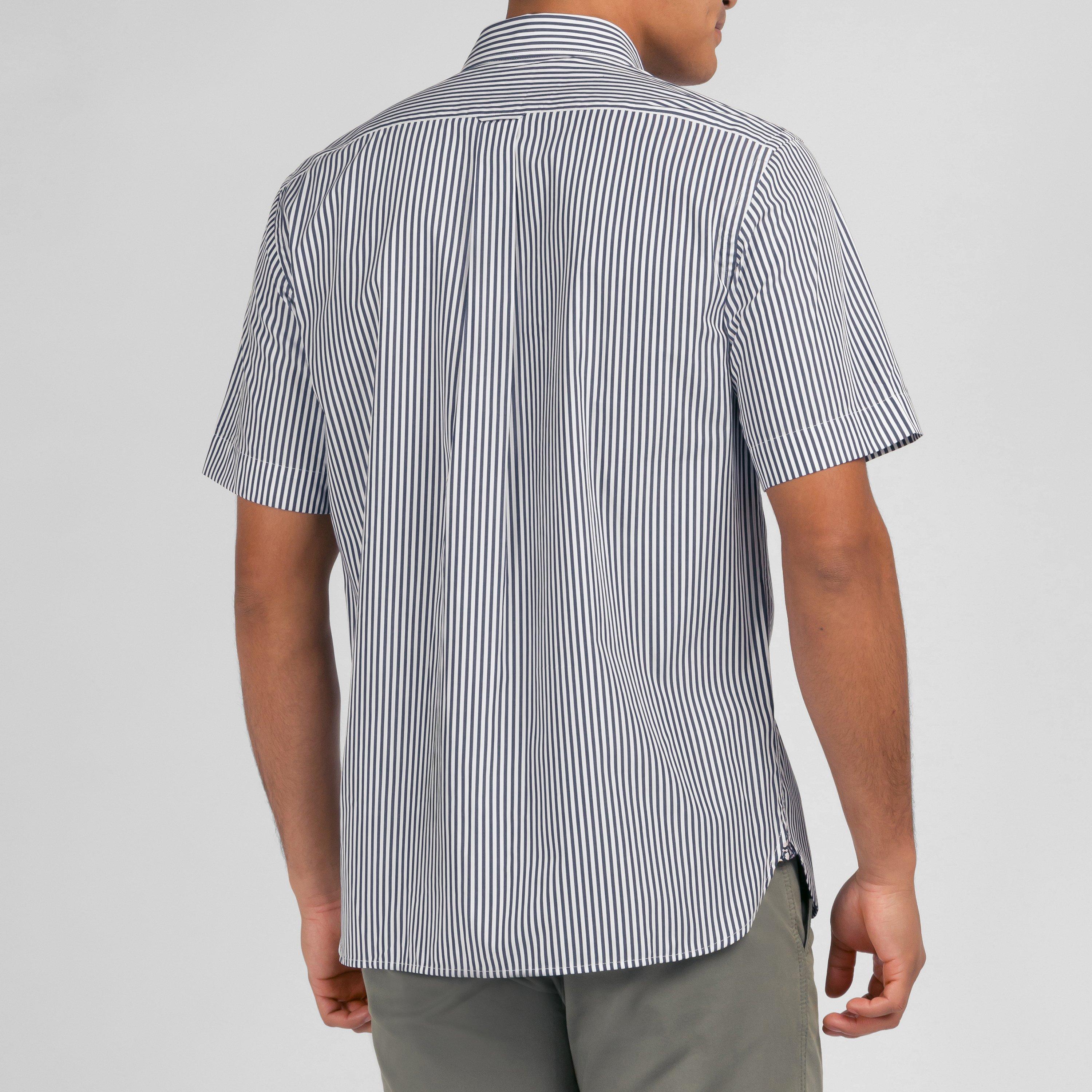Blf4 - Eden Park - Dark blue striped shirt - 4