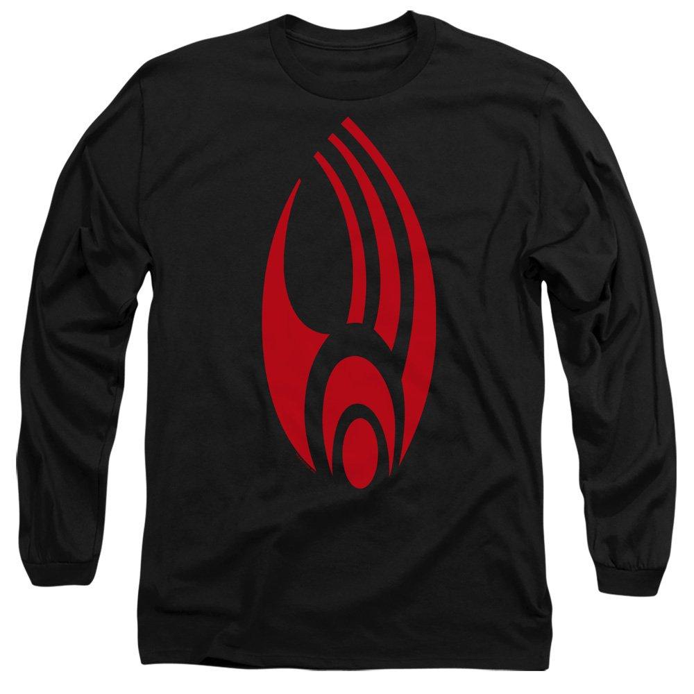 Black - Star Trek - Star Trek Borg Logo Long Sleeve T-Shirt Black - 1