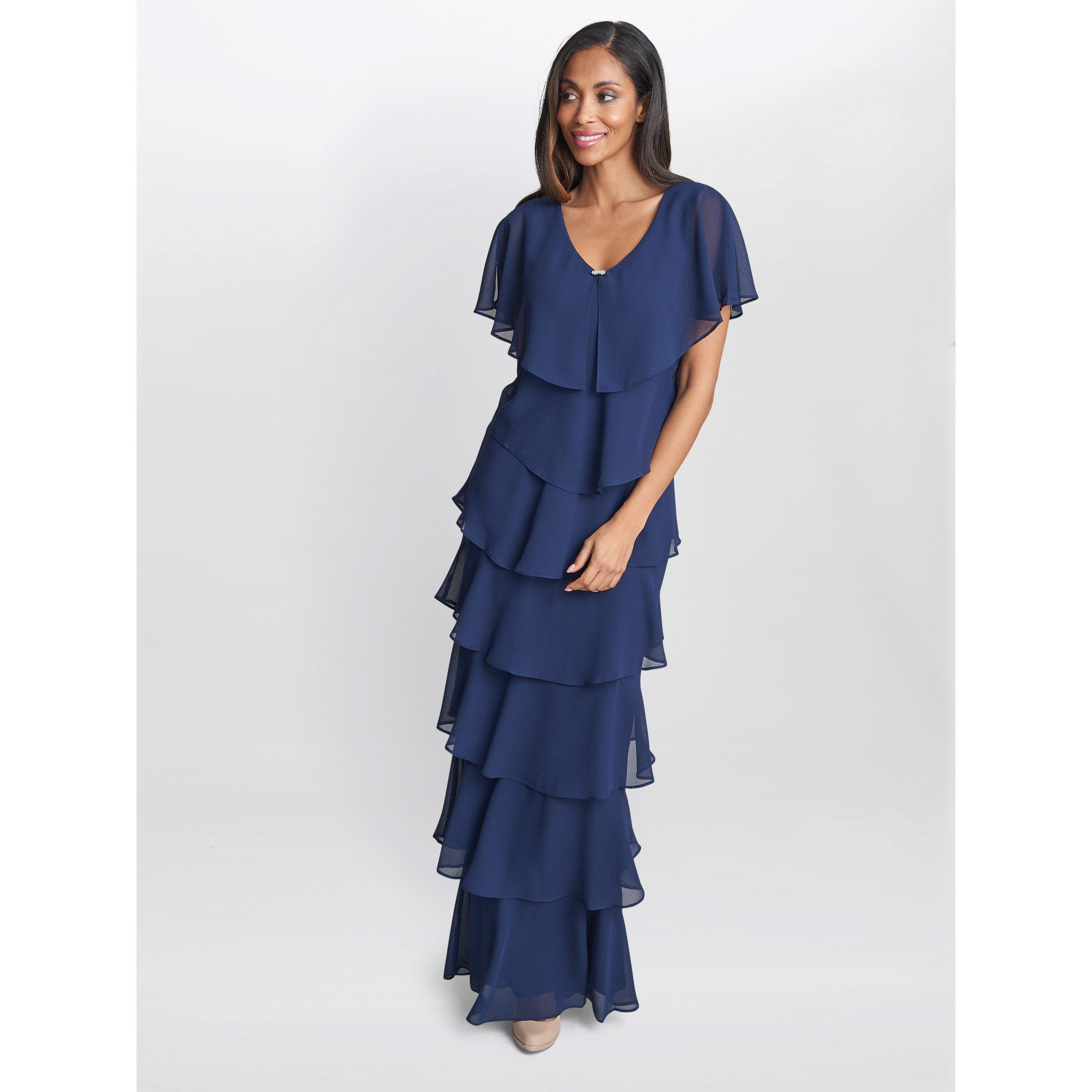 Gina Bacconi Catherine Tiered Maxi Dress Party Dresses FRASERS