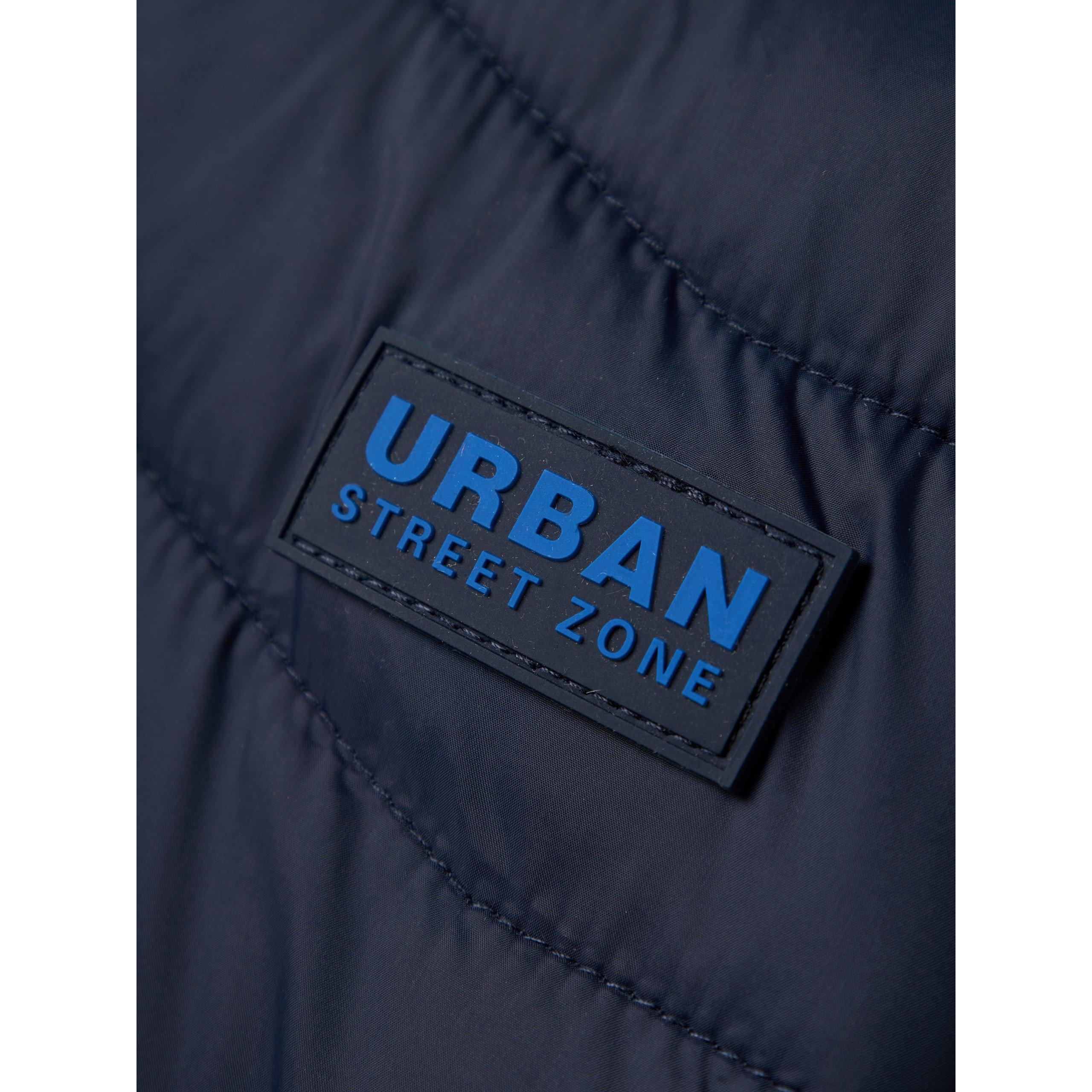 Zaffiro scuro - Name It - Monay Padded Hooded Short Puffer Jacket - 3