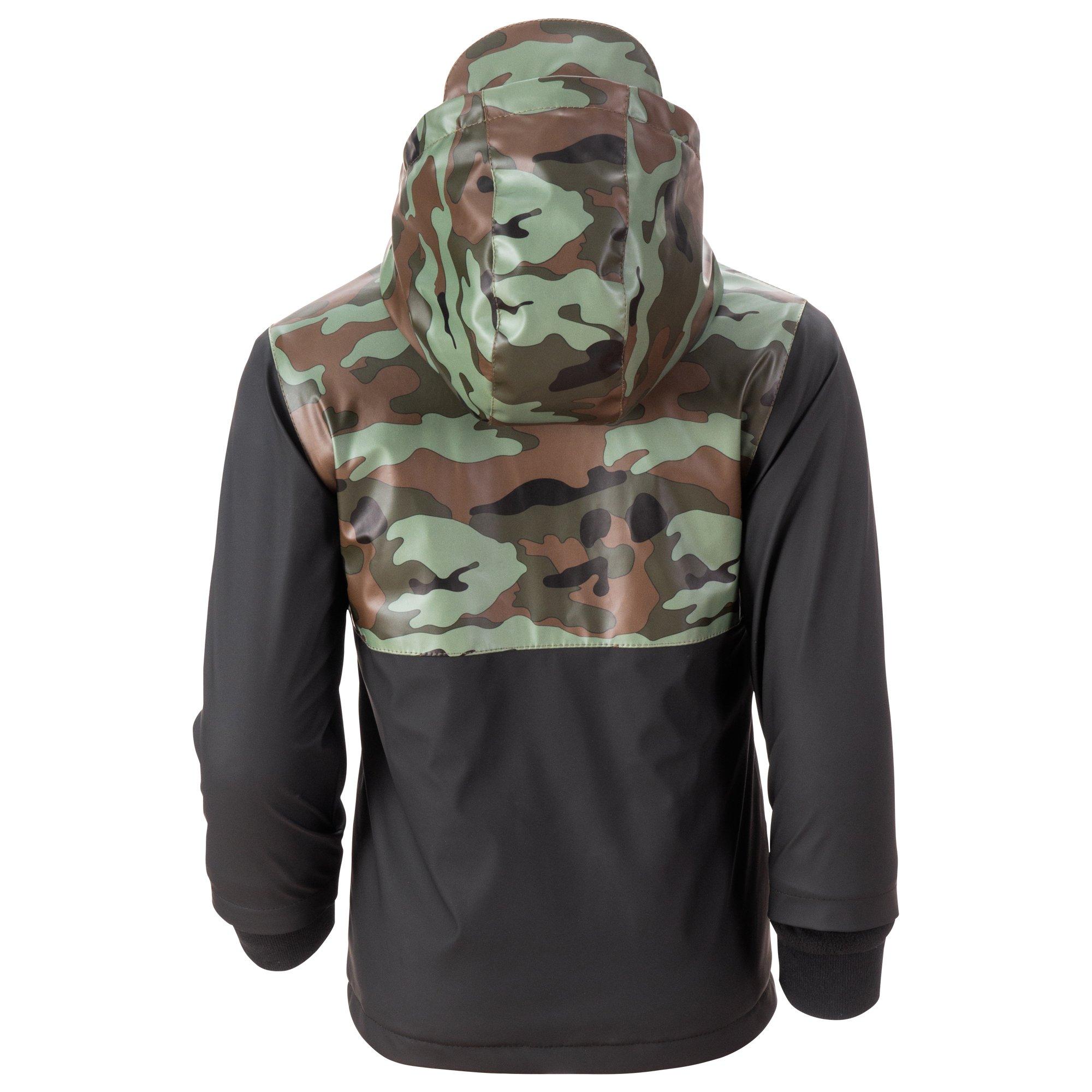 Camo - Firetrap - Kids'  All-Season Water Resistant Long Sleeve Rain Anorak - 5