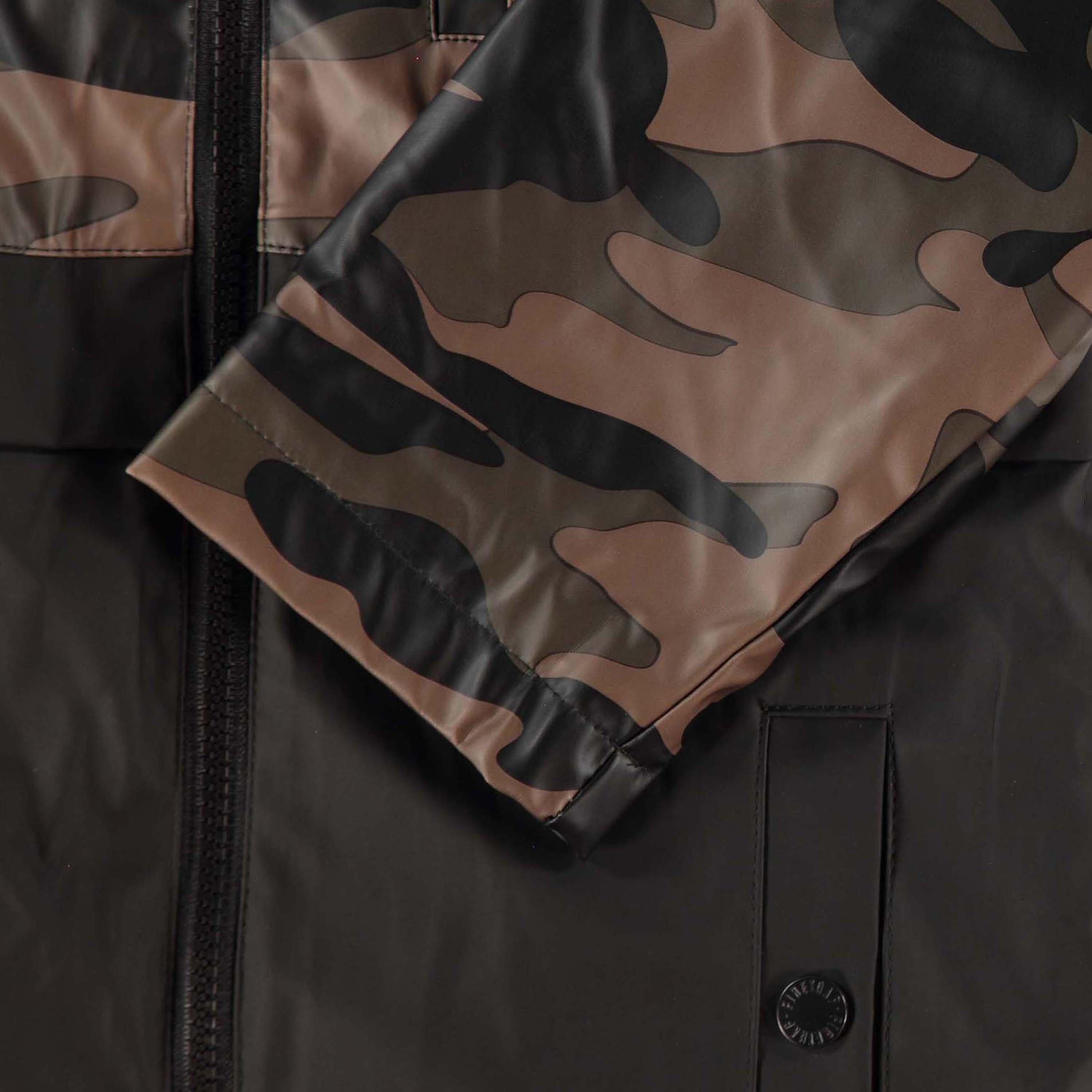 Camo - Firetrap - Kids'  All-Season Water Resistant Long Sleeve Rain Anorak - 4