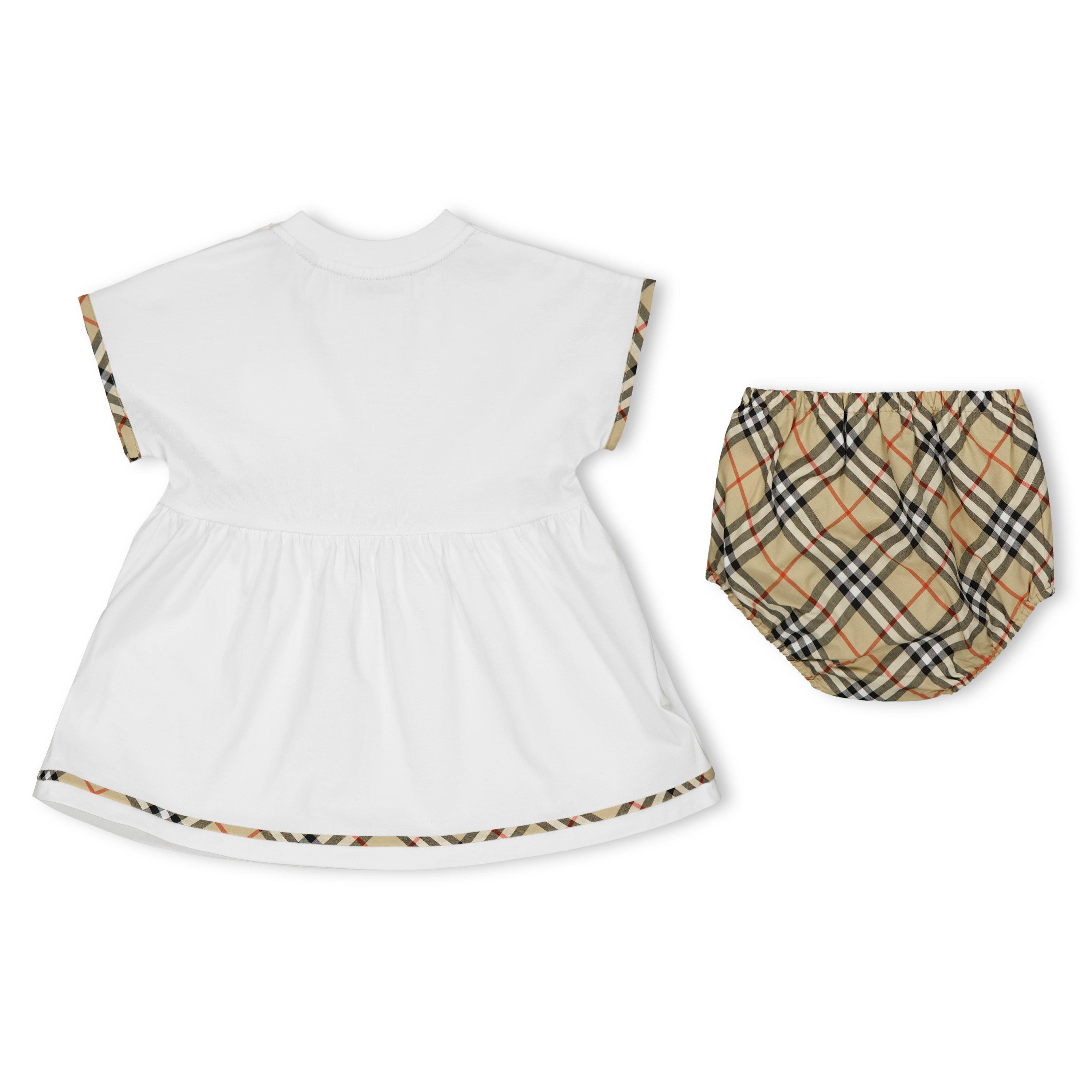 White A1464 - Burberry - Burb Lea Chk Drss In00 - 2