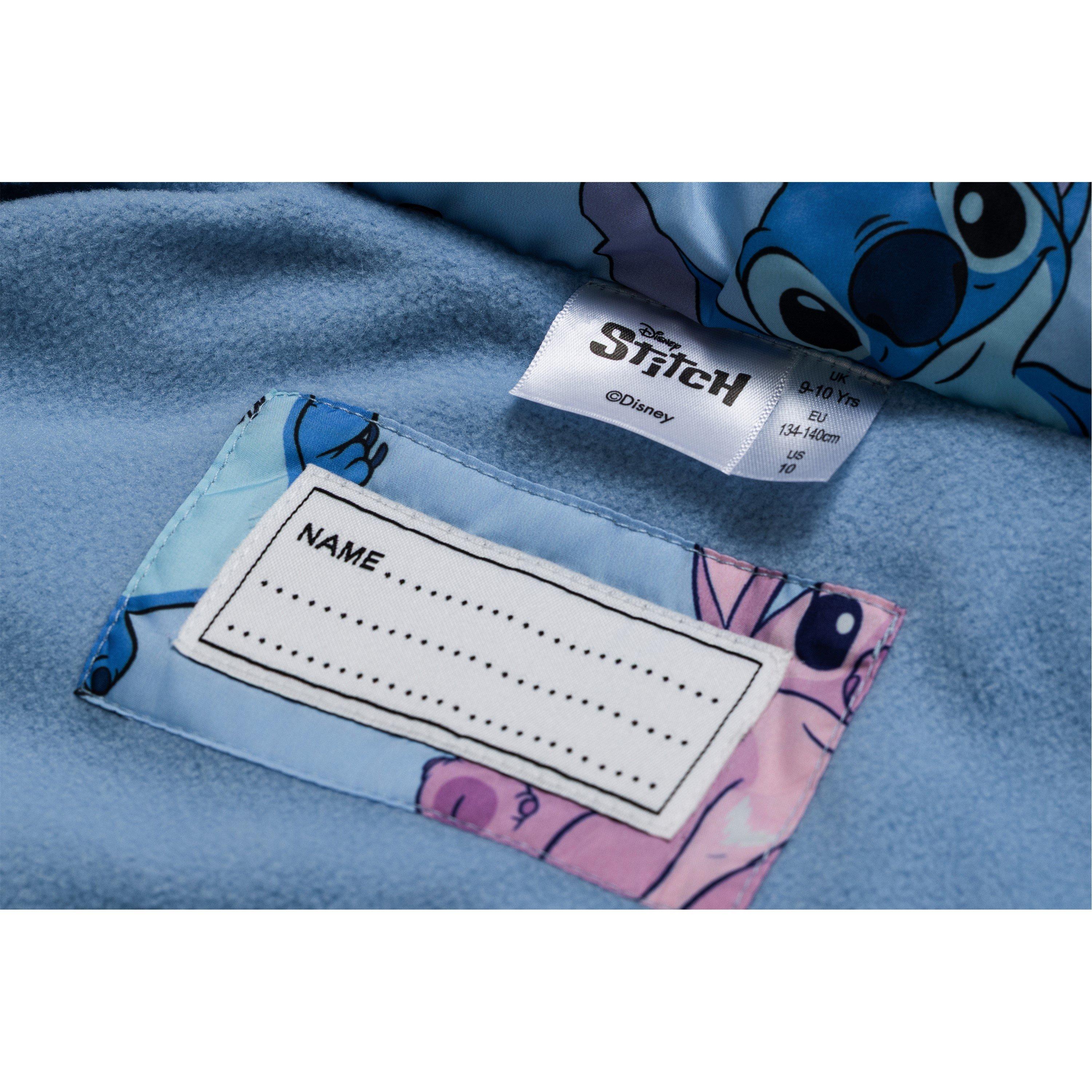Stich - Character - Kids Disney Hooded Long Sleeve Short Puffer Jacket - 12