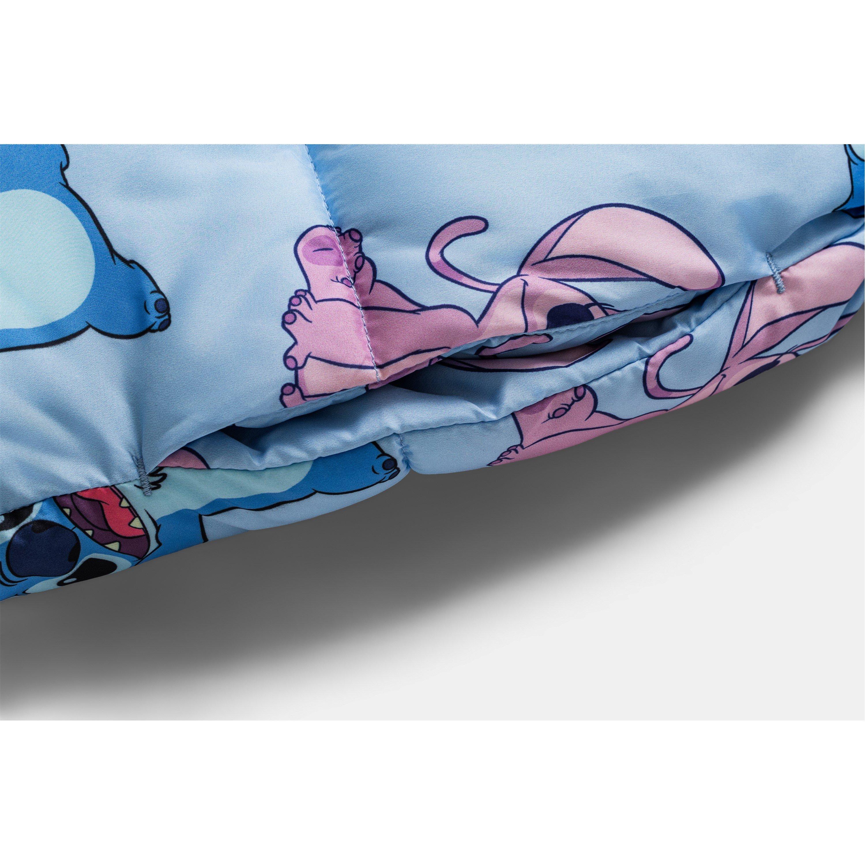 Stich - Character - Kids Disney Hooded Long Sleeve Short Puffer Jacket - 8