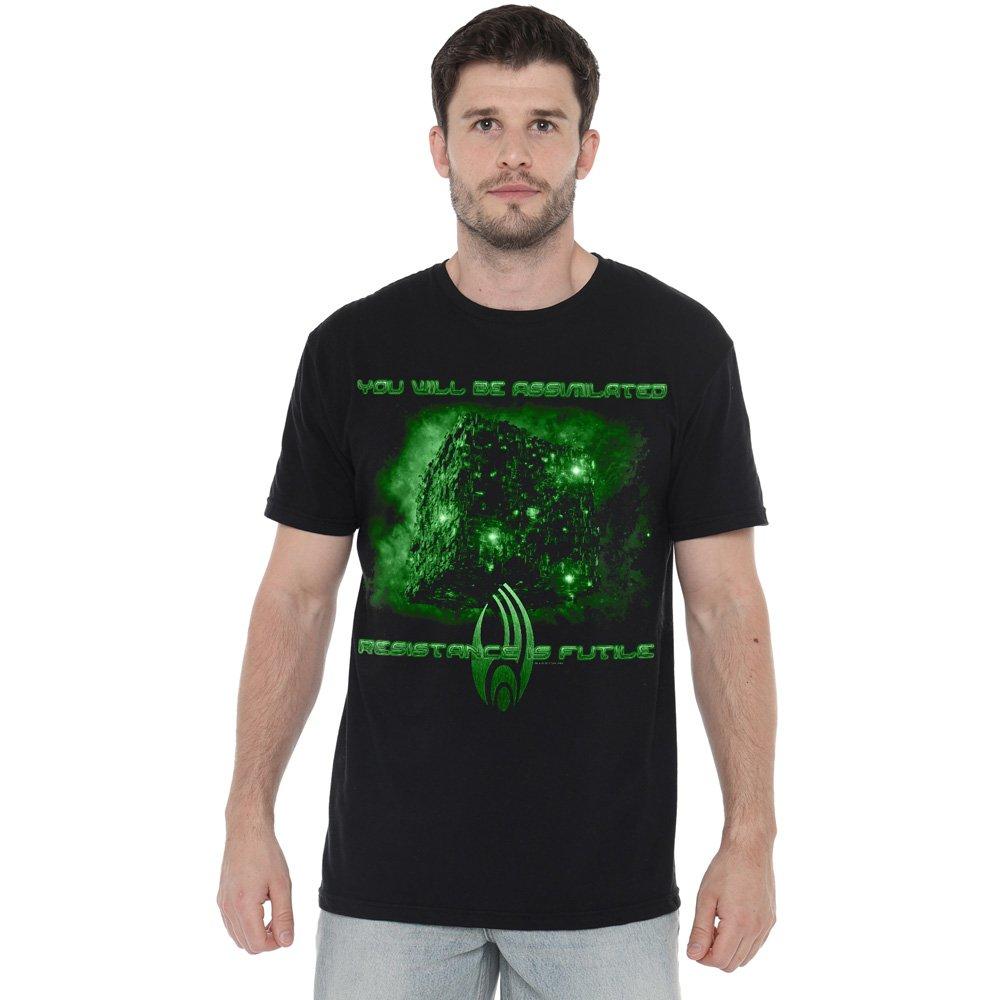 Black - Star Trek - Star Trek Assimilate T Shirt Black - 1