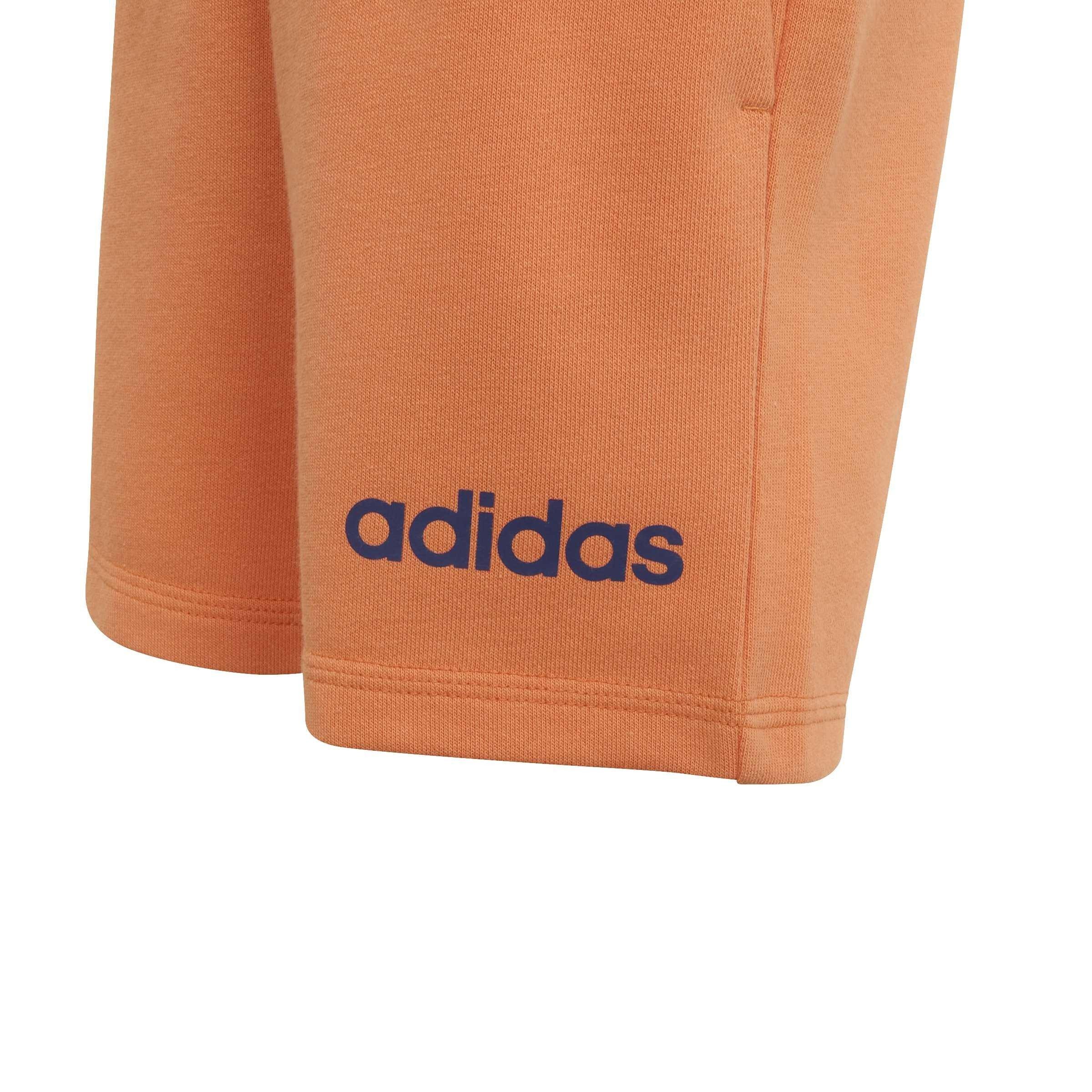Dunkelblau/Duor - adidas - Kids' Lin Cotton Short-Sleeve T-Shirt and Shorts Clothing Set - 8