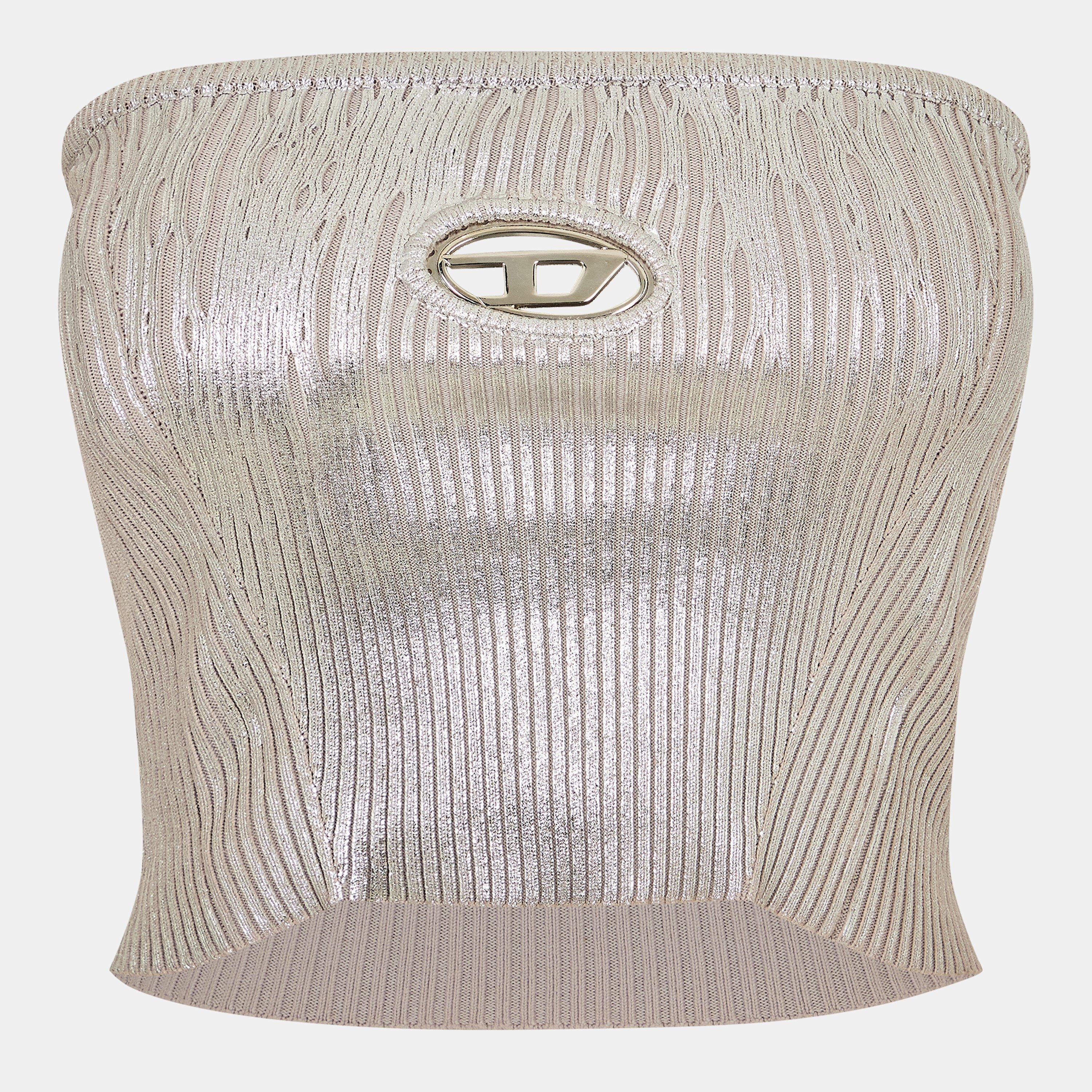 Diesel Women's M-Clarksville Bandeau - Silver - 12