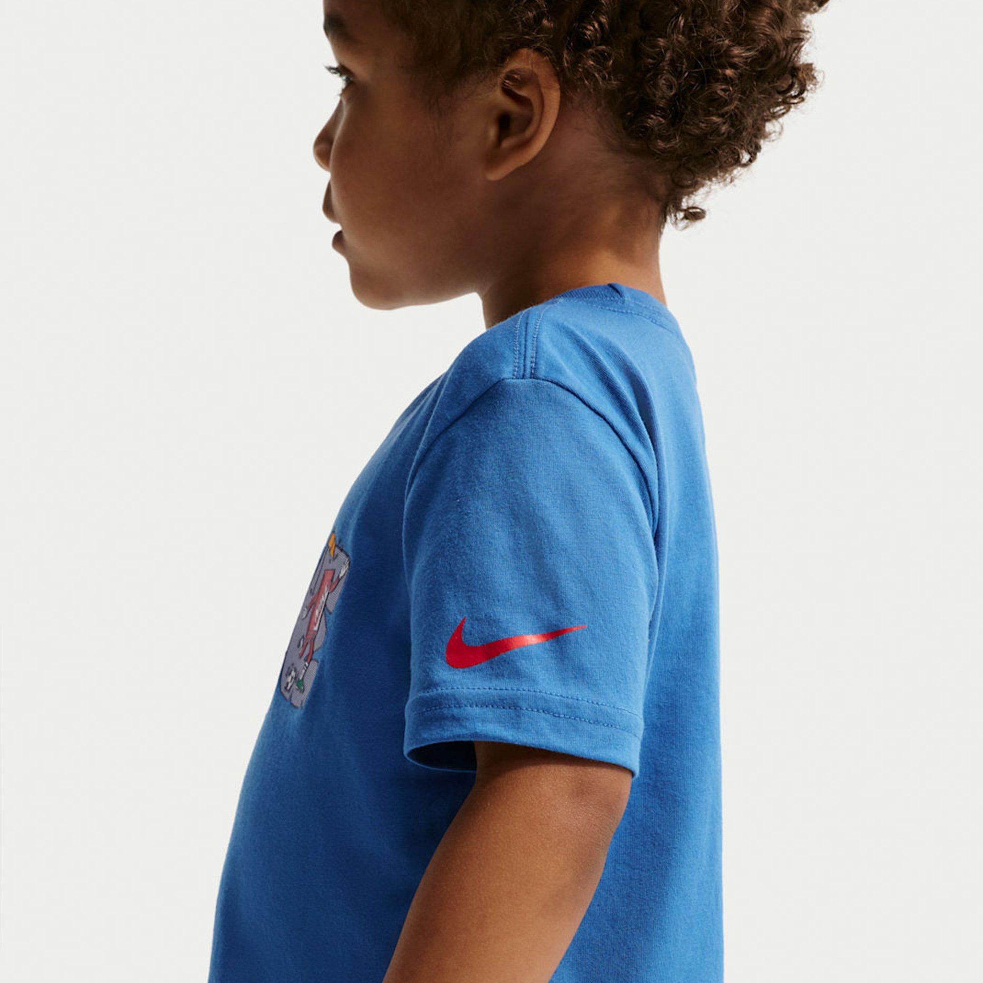 STAR BLUE - Nike - Kids' Boxy T-Shirt - 3