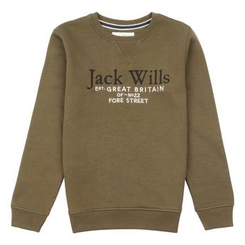 Jack Wills Jack Kids Script Crew Neck Sweatshirt