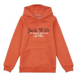 Jack Wills Jack Kids Batsford Logo Script Hoodie
