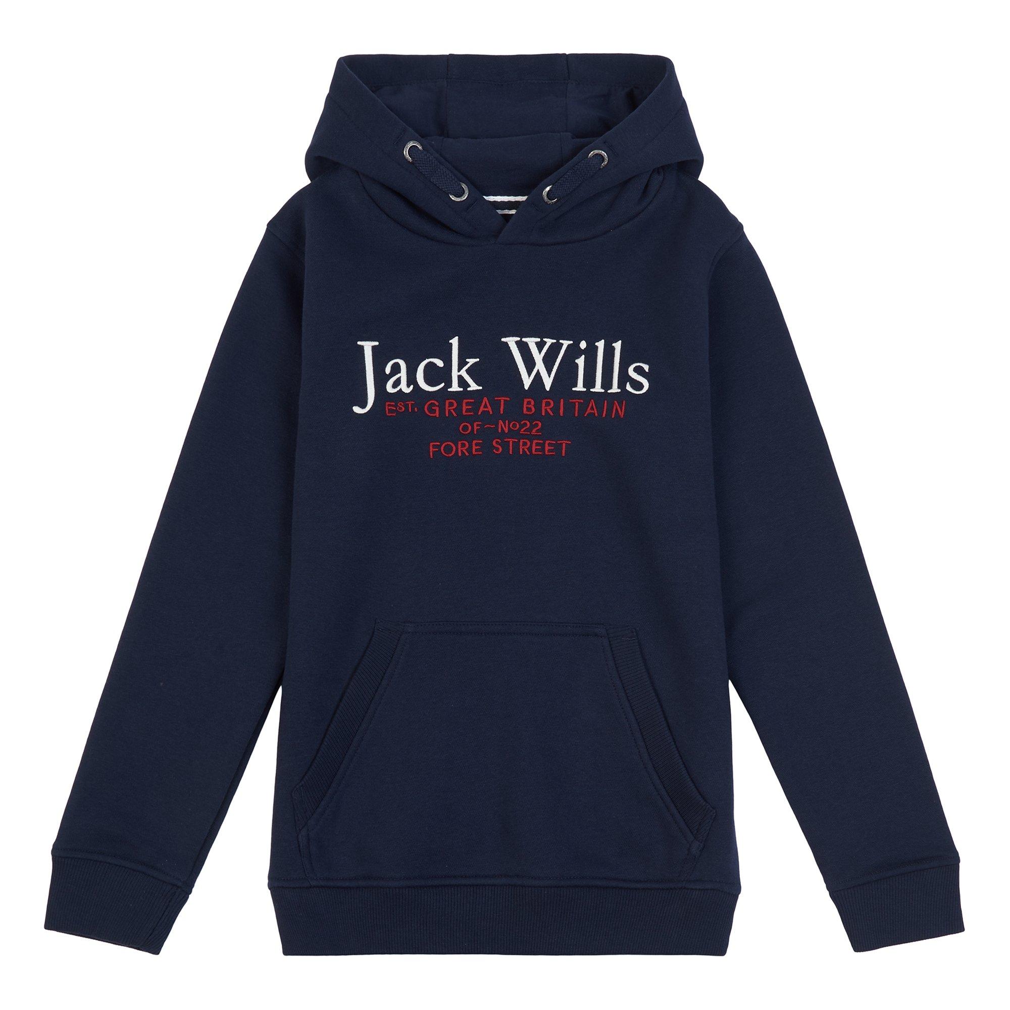 Jack Wills Jack Kids Batsford Logo Script Hoodie