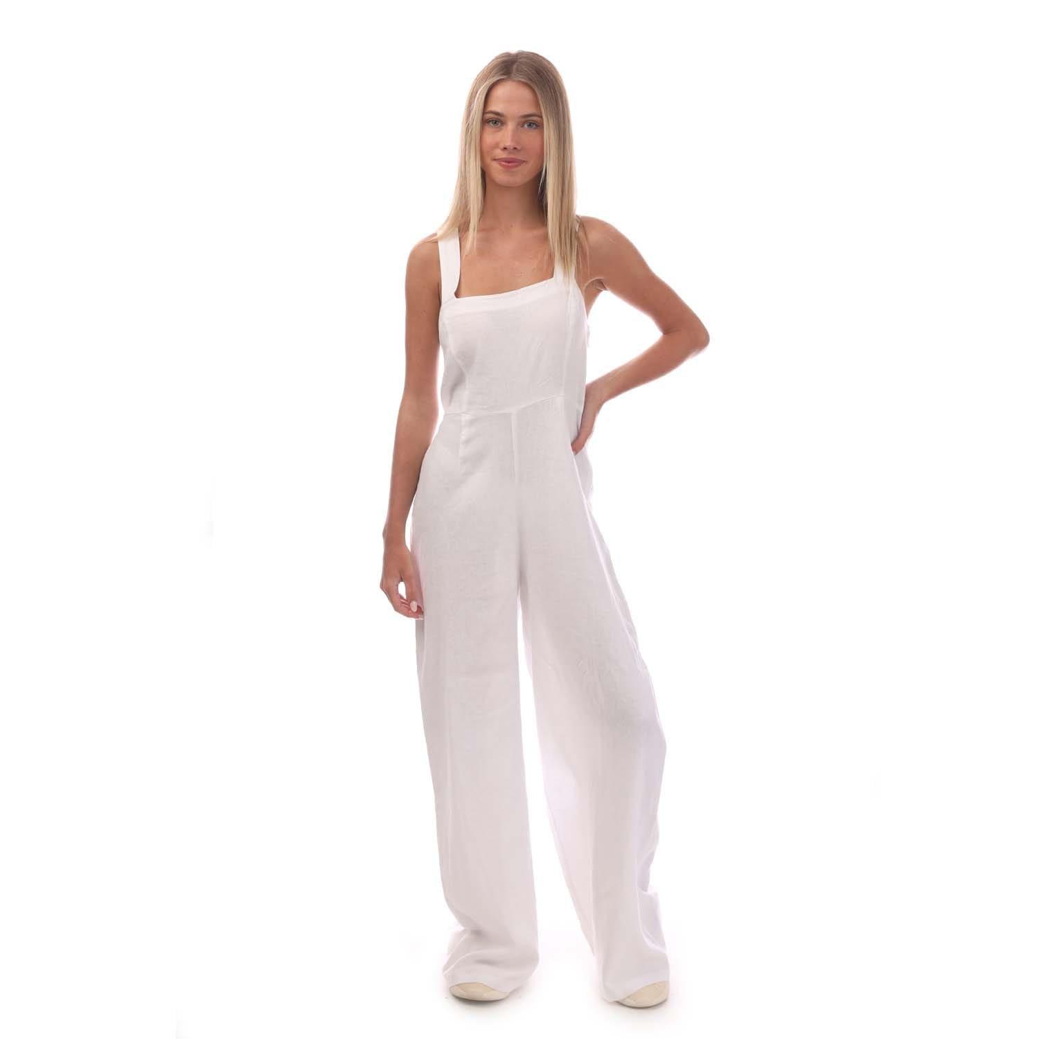 Nobodys Child Maisi Linen Beach Jumpsuit