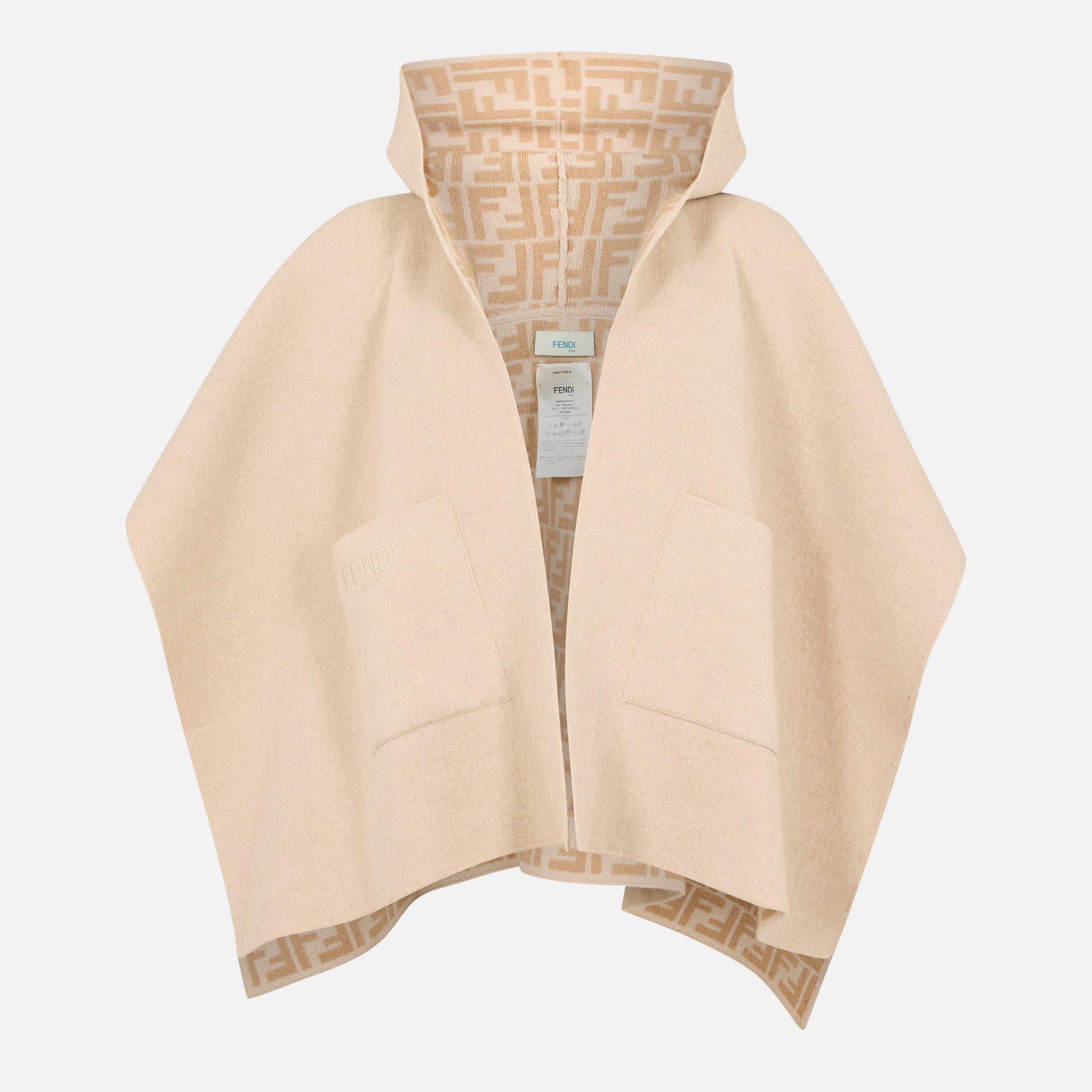 Beige F0AYG - Fendi - Kids' FF Cape - 1