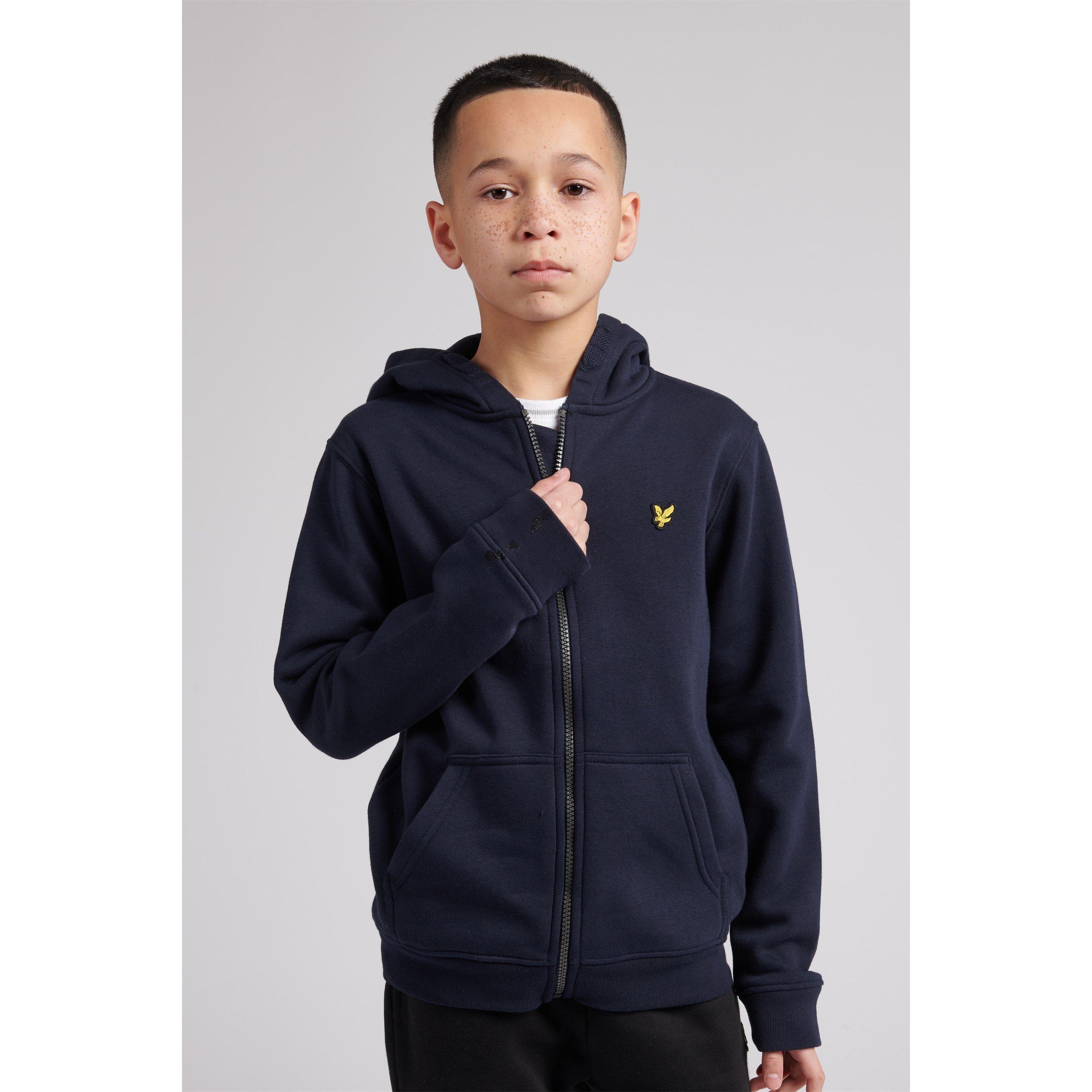 Navy Blazer - Lyle and Scott - Boys Classic Zip Hoodie - 2
