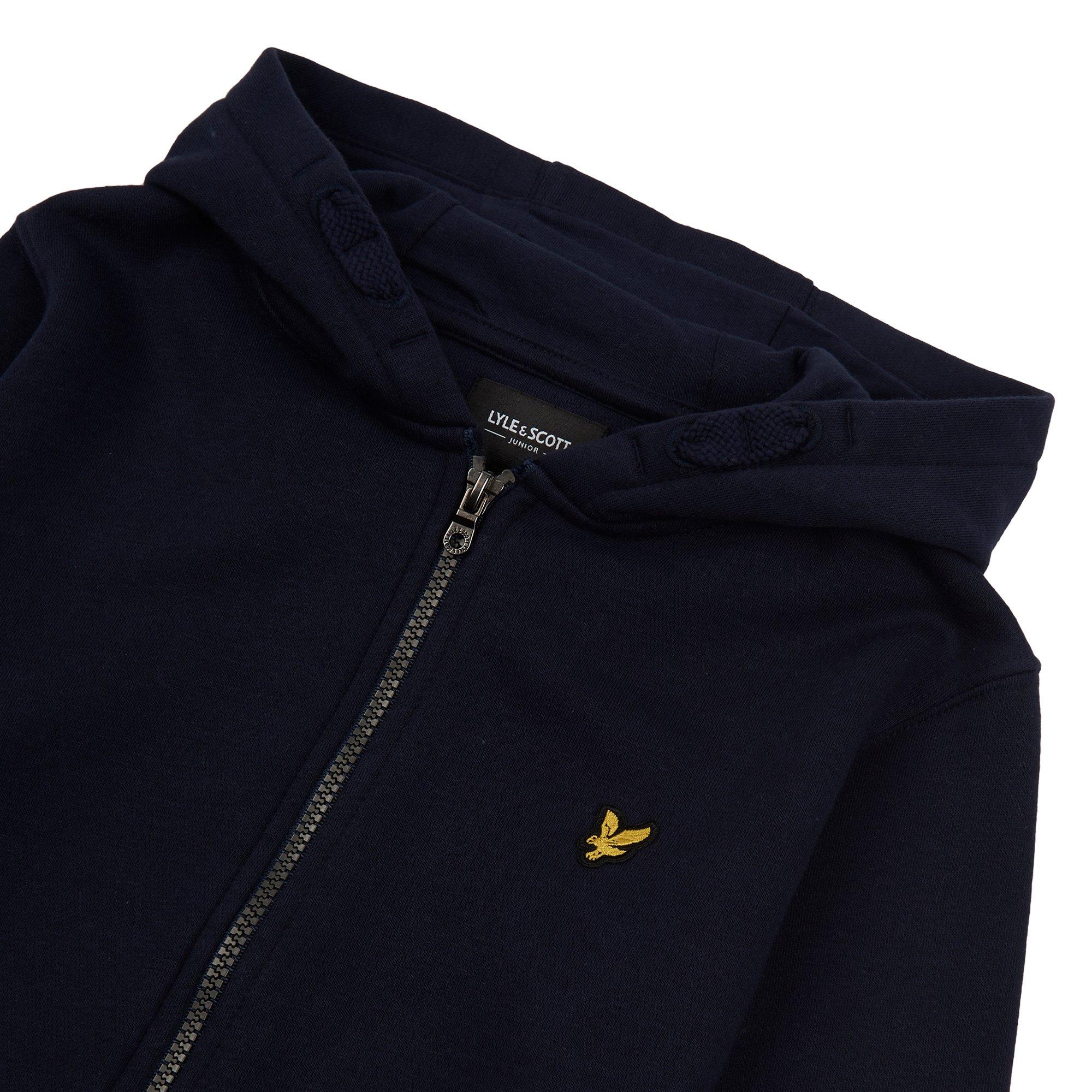 Navy Blazer - Lyle and Scott - Boys Classic Zip Hoodie - 4