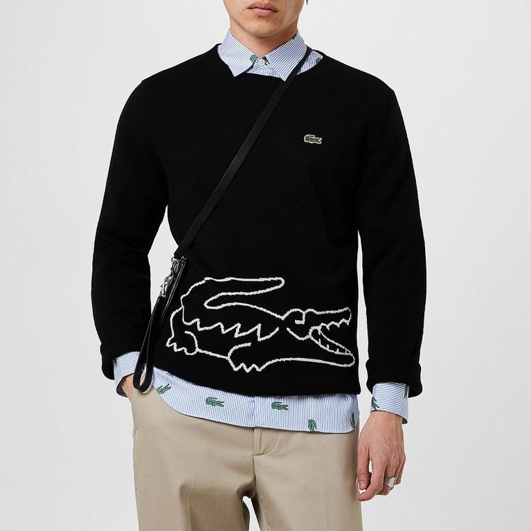 Comme des Garcons Shirt | X Lacoste Croc Intarsia Jumper Comme des Garcons Shirt | X Lacoste Croc Intarsia Jumper