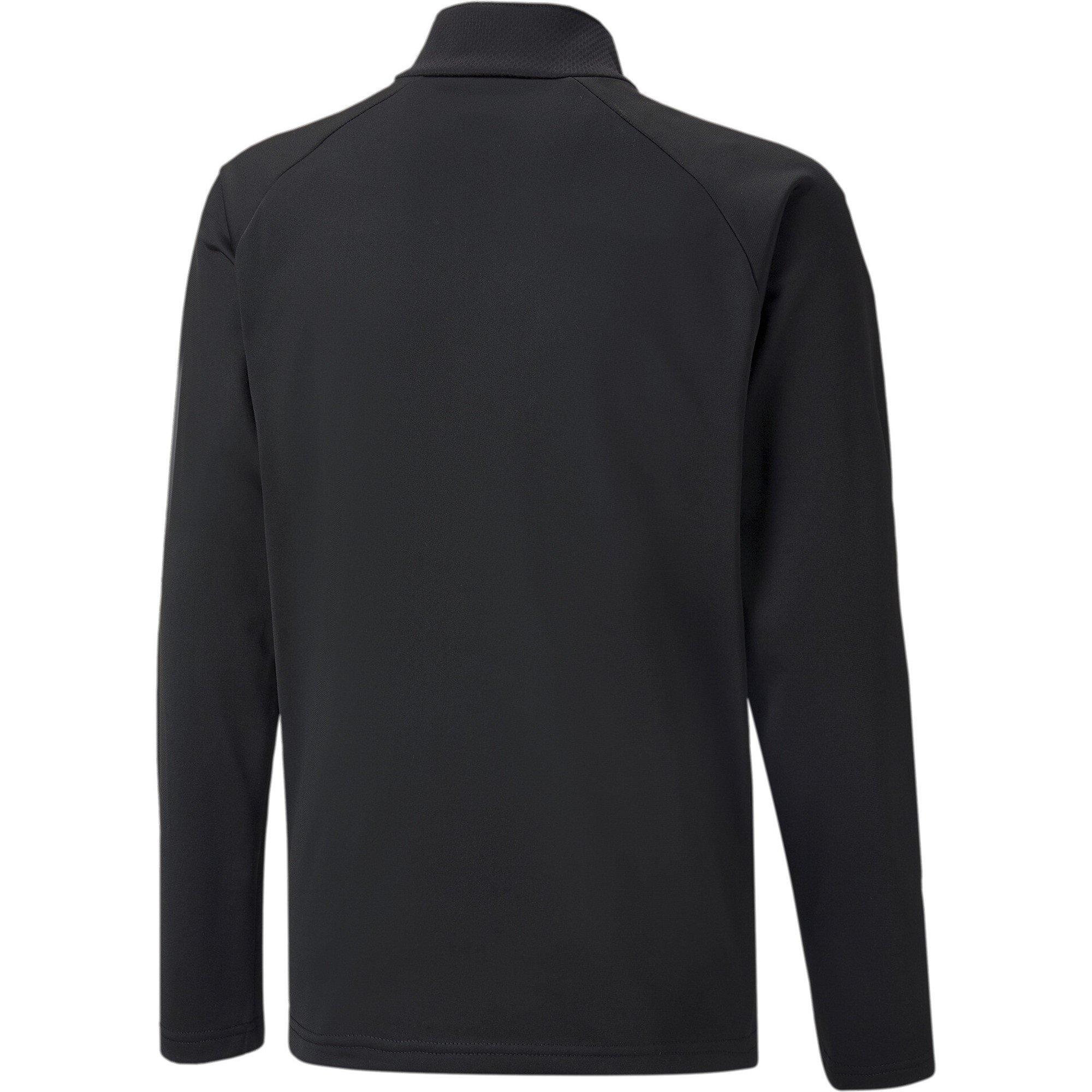 Black - Puma - Unisex Kids Teamliga 1/4 Zip Fleece - 2