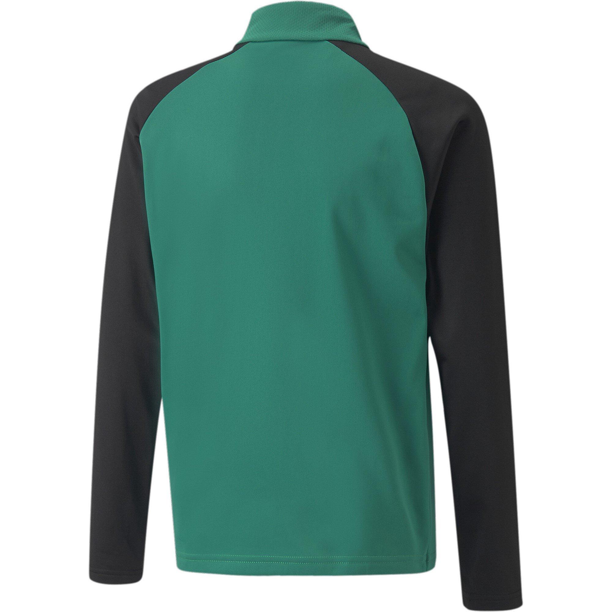 Green - Puma - Unisex Kids Teamliga 1/4 Zip Fleece - 2