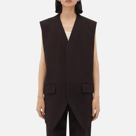 Bottega Veneta Structured Cotton Melange Double Gilet