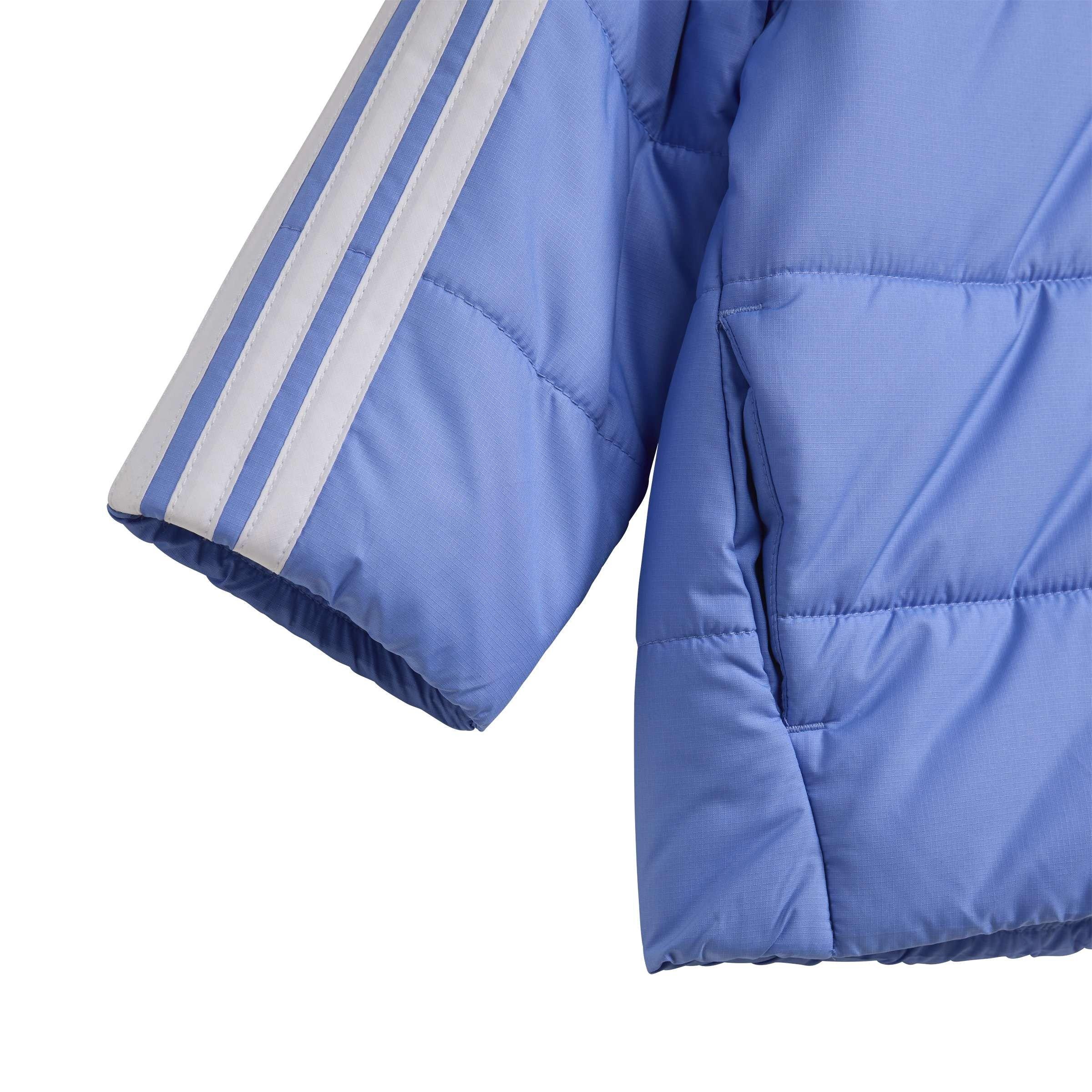 Blue Fusion/Whi - adidas - Kids' Puffer Jacket - 5