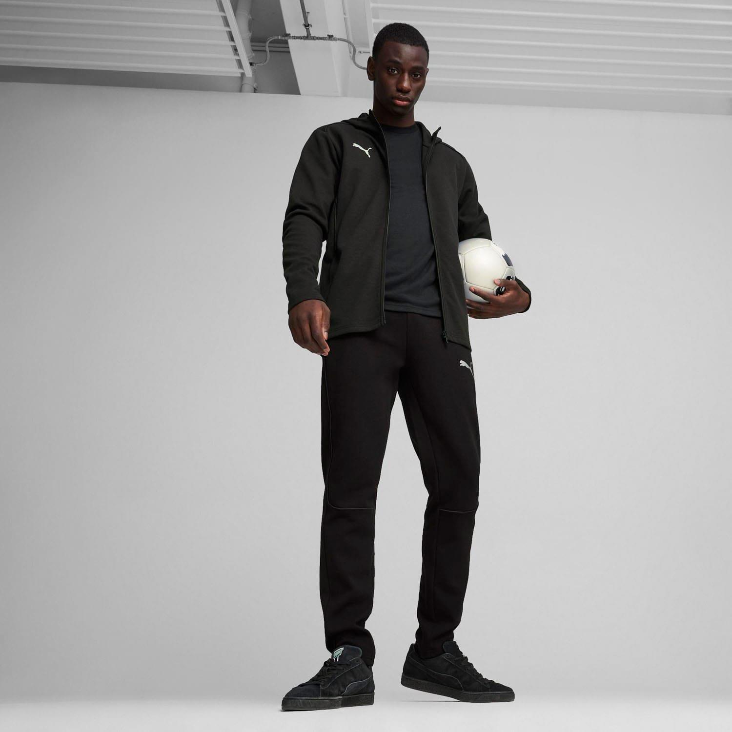 Black - Puma - TeamFINAL Casuals Hooded Jacket - 4