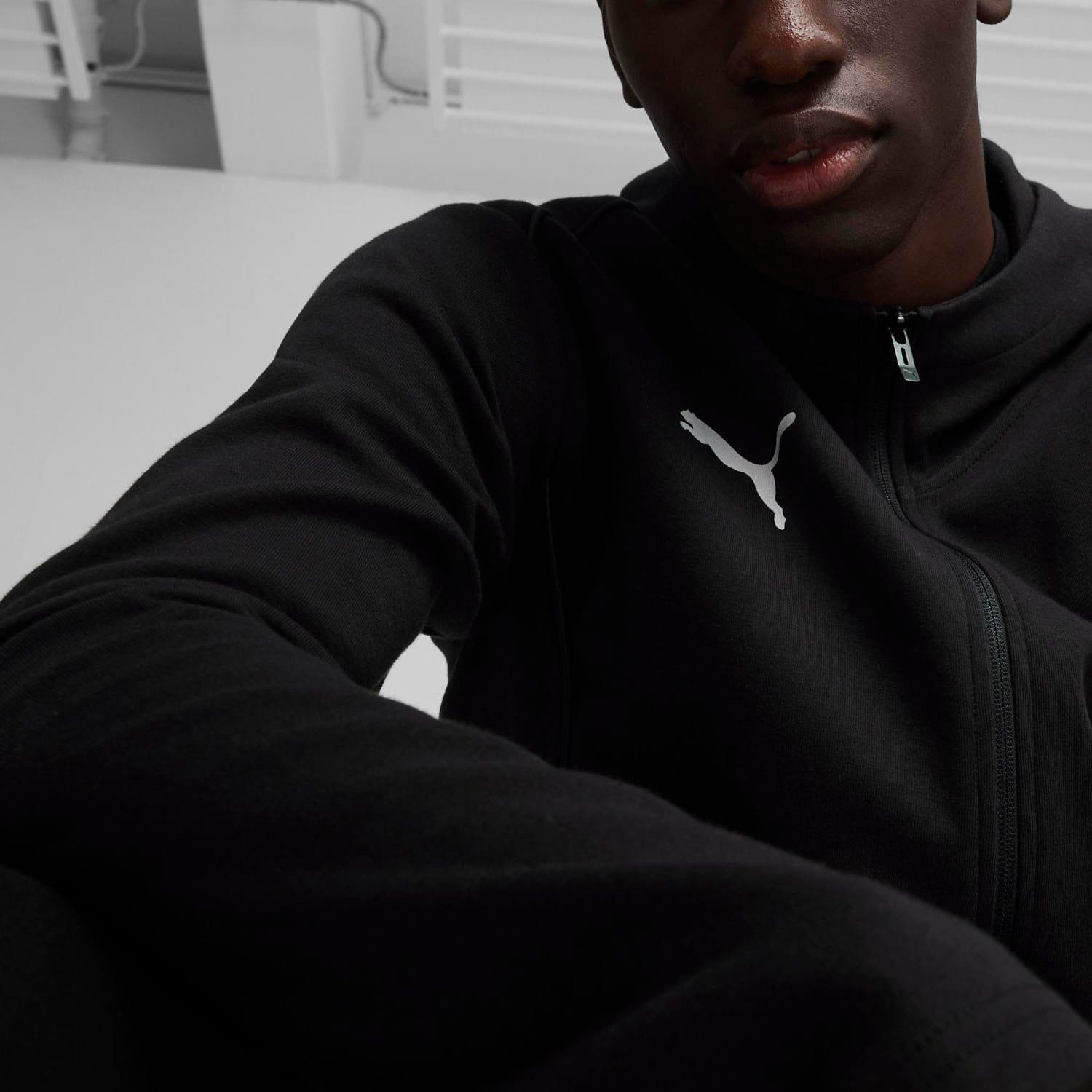 Black - Puma - TeamFINAL Casuals Hooded Jacket - 5