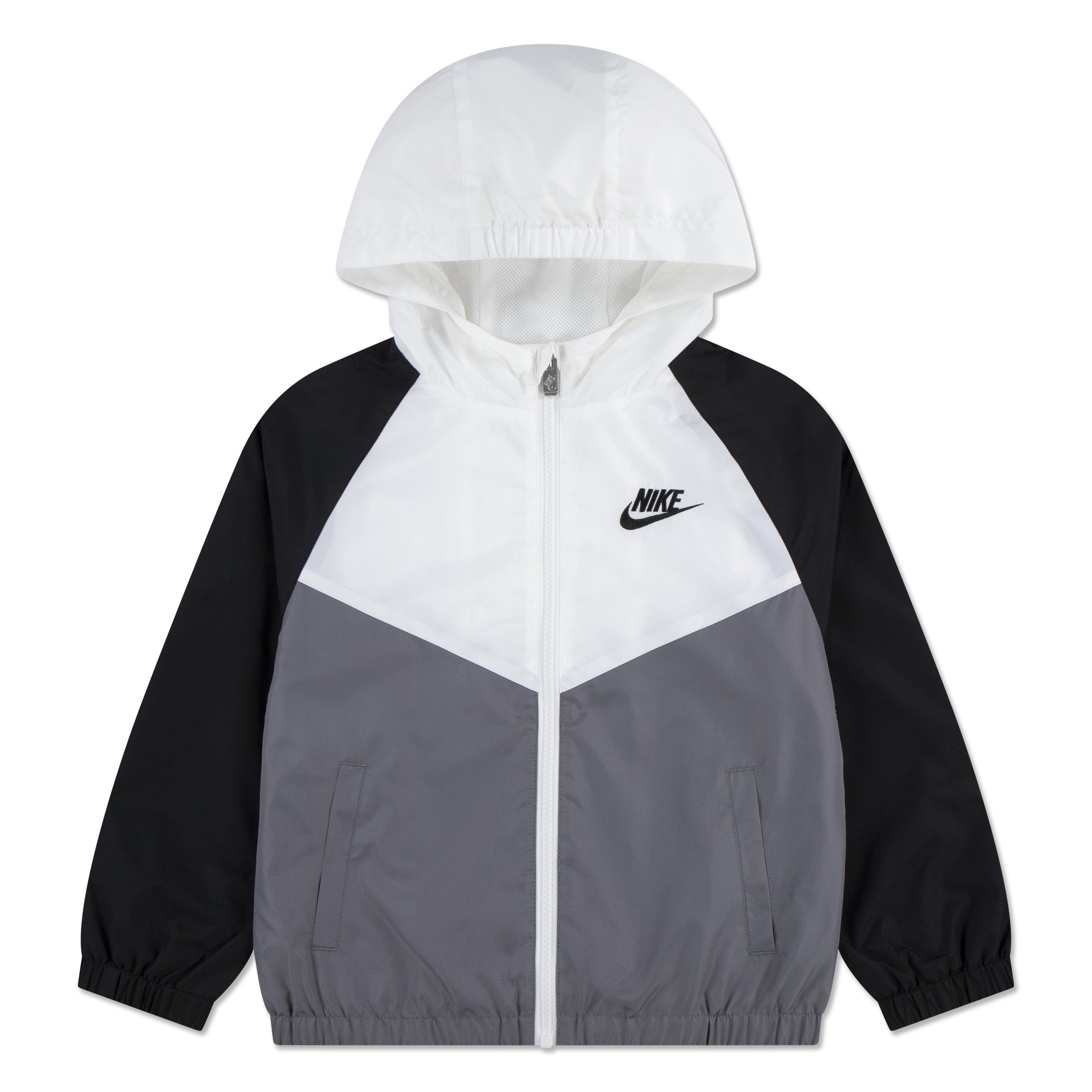 Nike  Infant Kids' Windbreaker - Blck/Wht/Grey - 5-6 Yrs