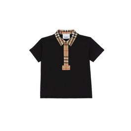 Burberry Johannes Micro Check Polo Shirt