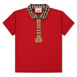 Burberry Johannes Micro Check Polo Shirt