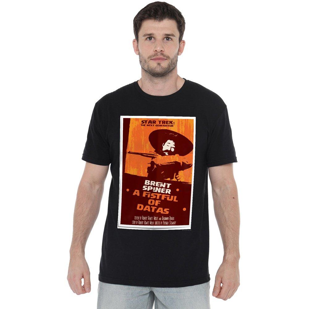 Black - Star Trek - Star Trek TNG Season 6 Episode 8 T Shirt Black - 1