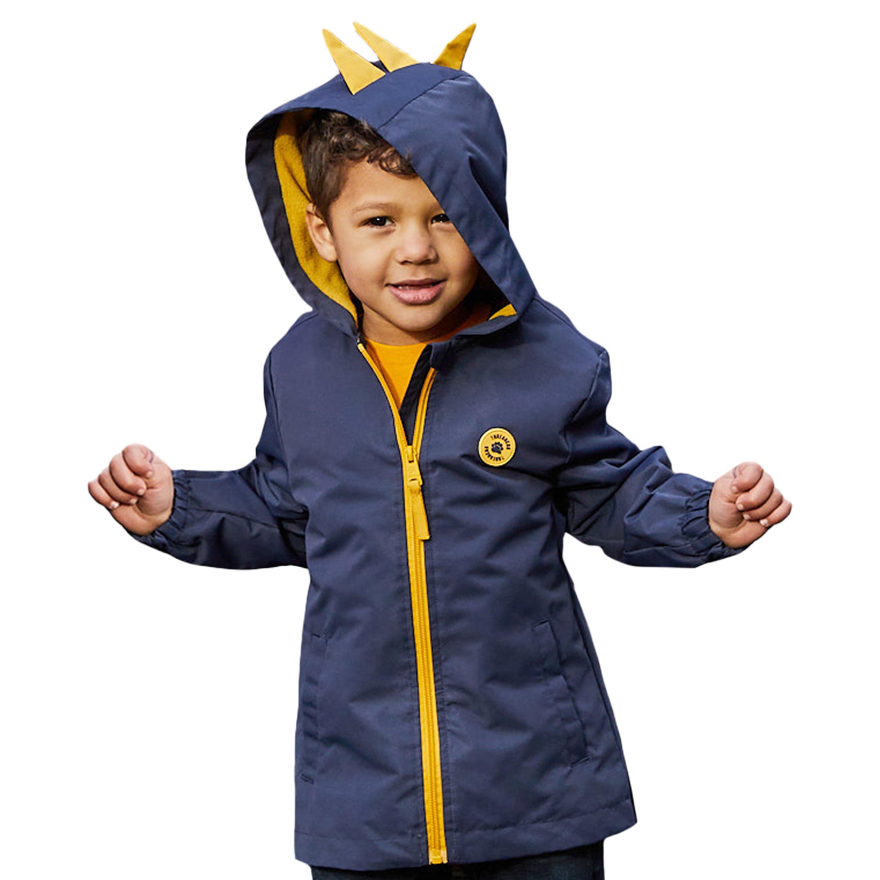 Blu navy - Threadbare - Kids' Threadcub Weather-Resistant Rain Anorak - 1