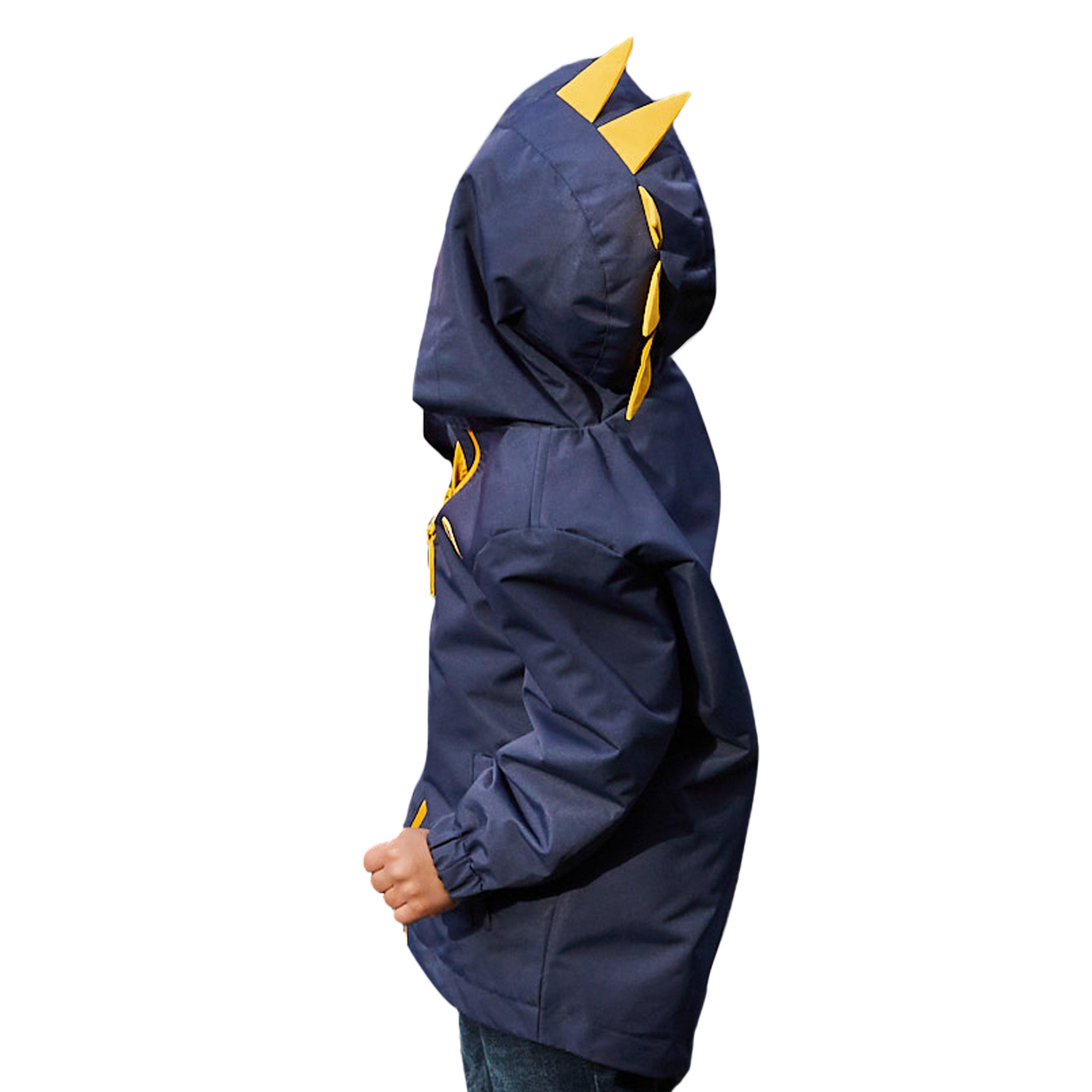 Blu navy - Threadbare - Kids' Threadcub Weather-Resistant Rain Anorak - 2