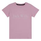 Pink Lady - Jack Wills - graphic-print crewneck T-shirt Bianco - 1