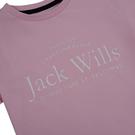 Pink Lady - Jack Wills - graphic-print crewneck T-shirt Bianco - 3