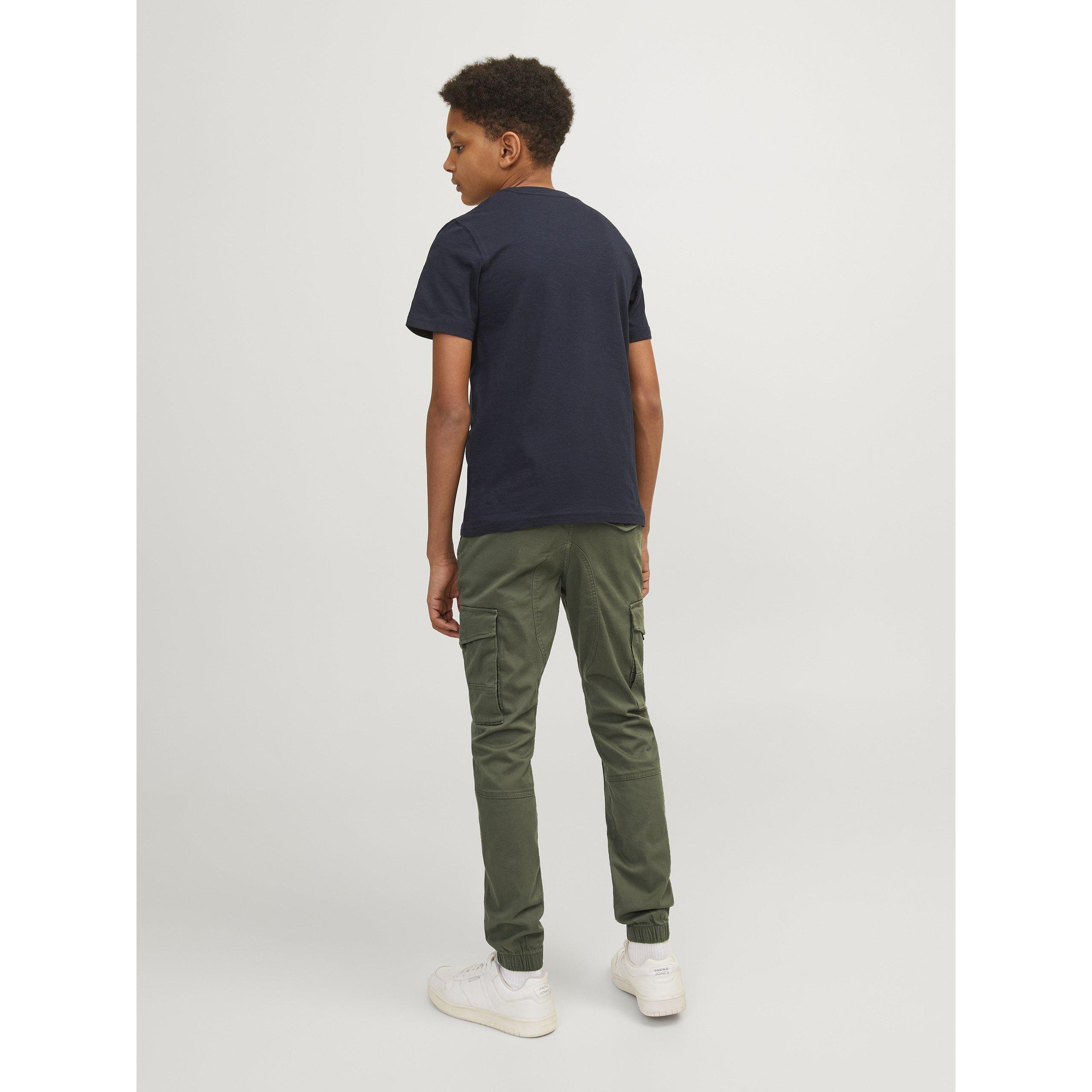 Olive Night - Jack and Jones - Paul Infant Cargo Trousers - 4
