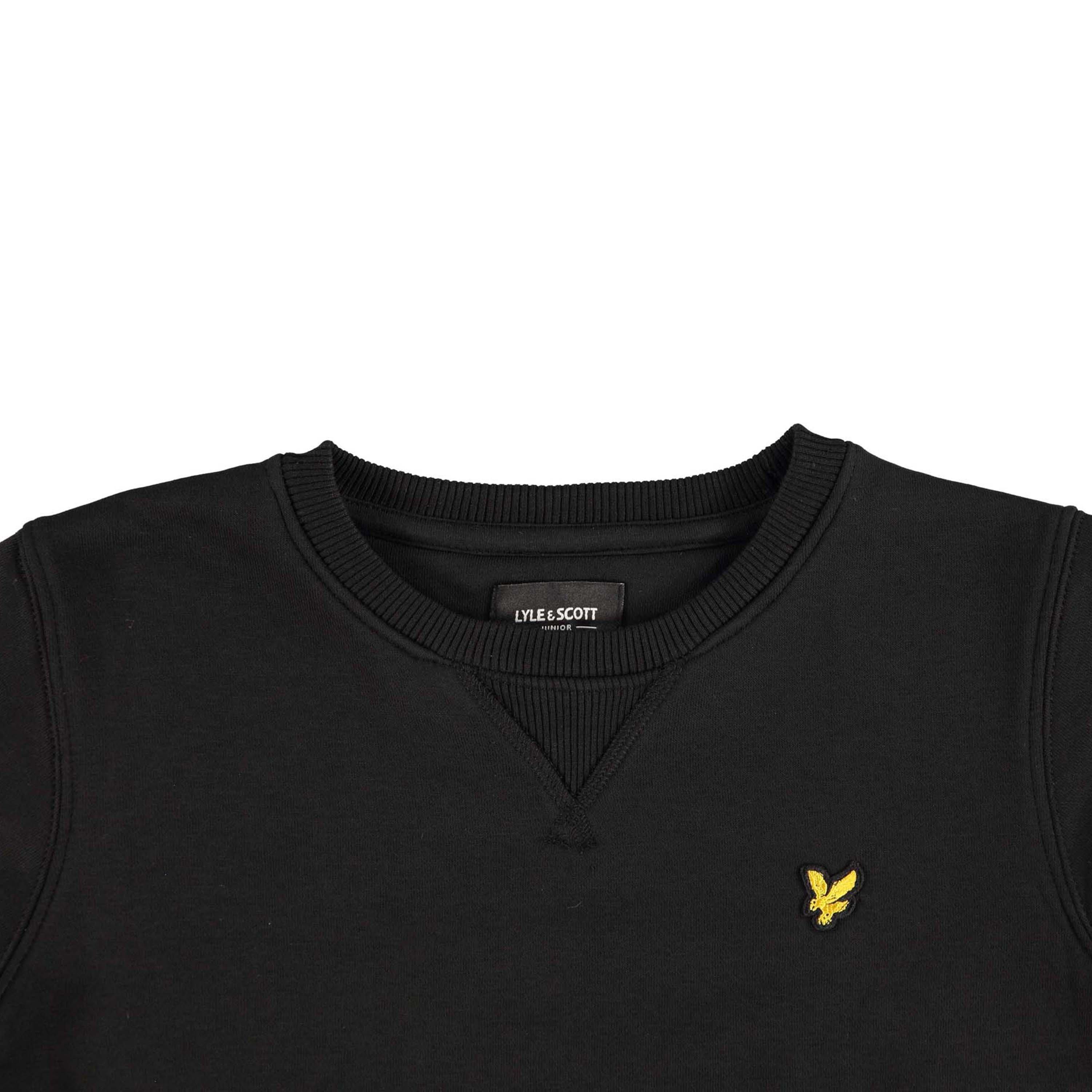 Wahres Schwarz - Lyle and Scott - Crew Neck Fleece Sweatshirt - 5