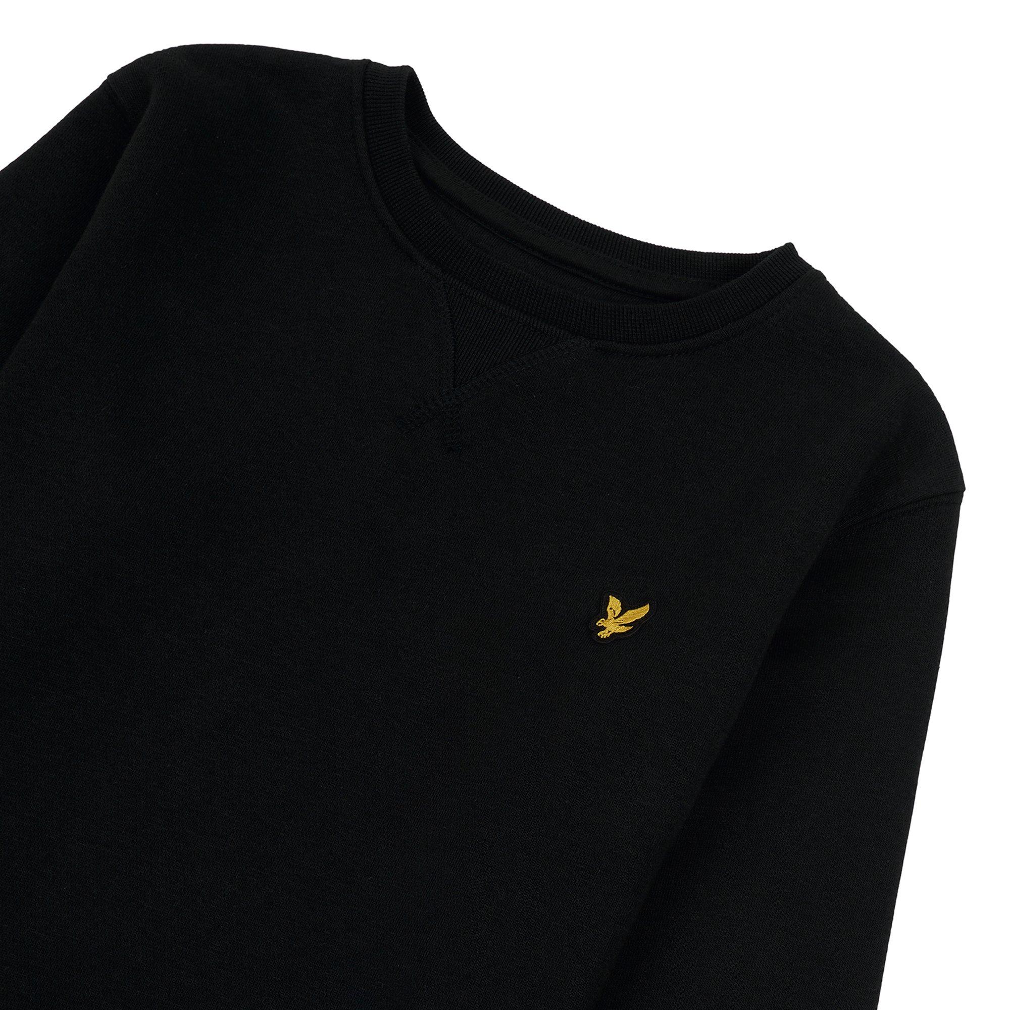 Wahres Schwarz - Lyle and Scott - Crew Neck Fleece Sweatshirt - 3