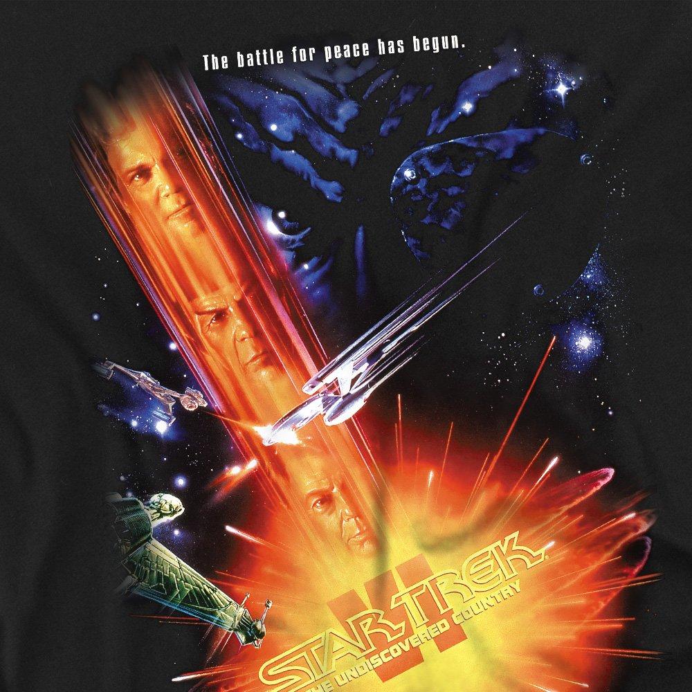 Black - Star Trek - Star Trek Undiscovered Cntry(Movie) T Shirt Black - 2