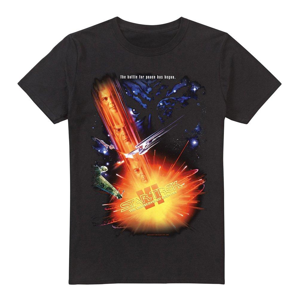 Black - Star Trek - Star Trek Undiscovered Cntry(Movie) T Shirt Black - 4