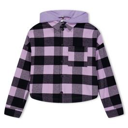 Palm Angels Cropped Check Overshirt Infants