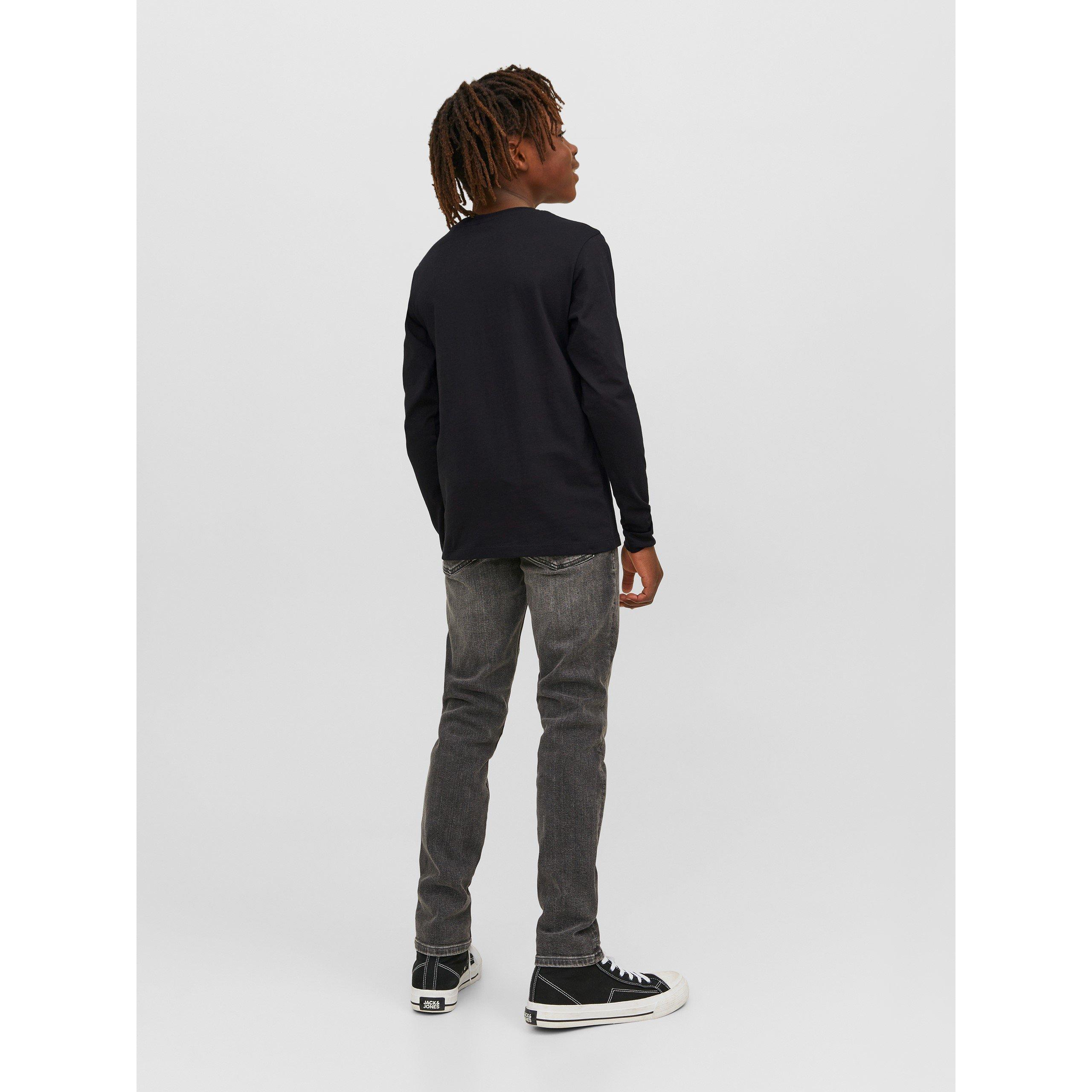 Zwart - Jack and Jones - Long Sleeve T-Shirt Infants - 3