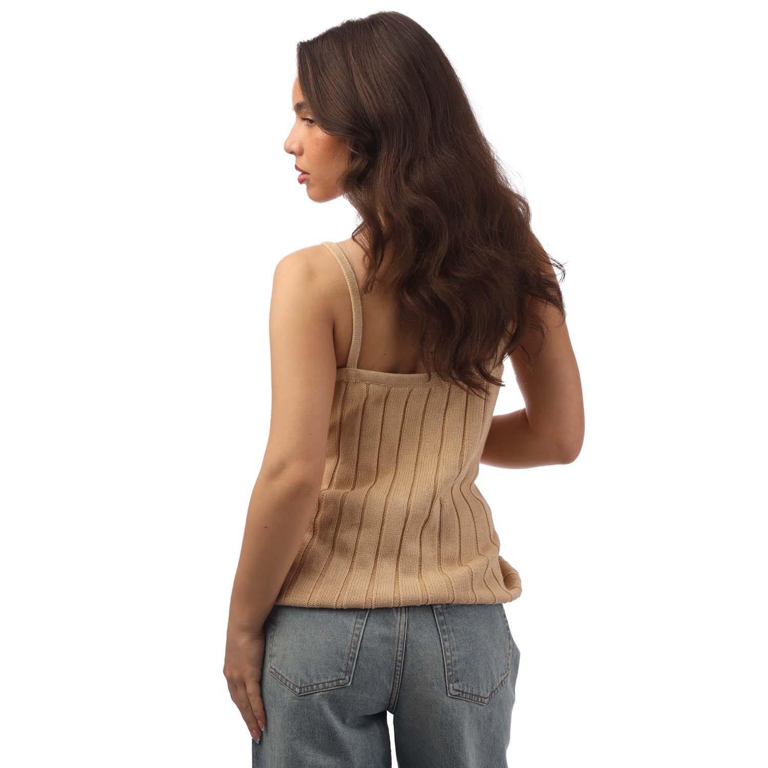 Beige - Nobodys Child - Wide Rib Cami Top - 4