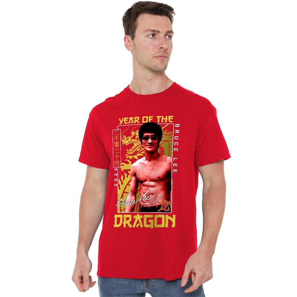 Red - Other - Bruce Lee Framed Year Of The Dragon T Shirt Red - 1